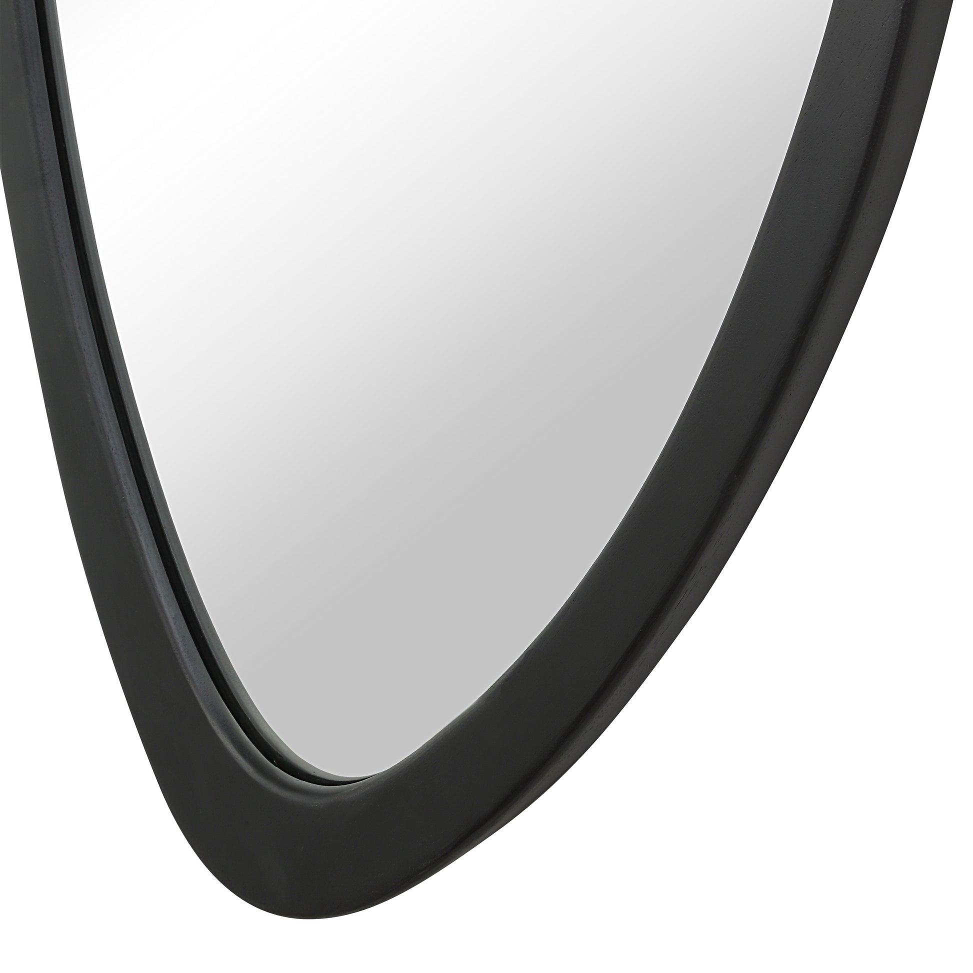 Trani 40" H x 19.75" W Wall Mirror, Black-Mirror-DECOROLALA