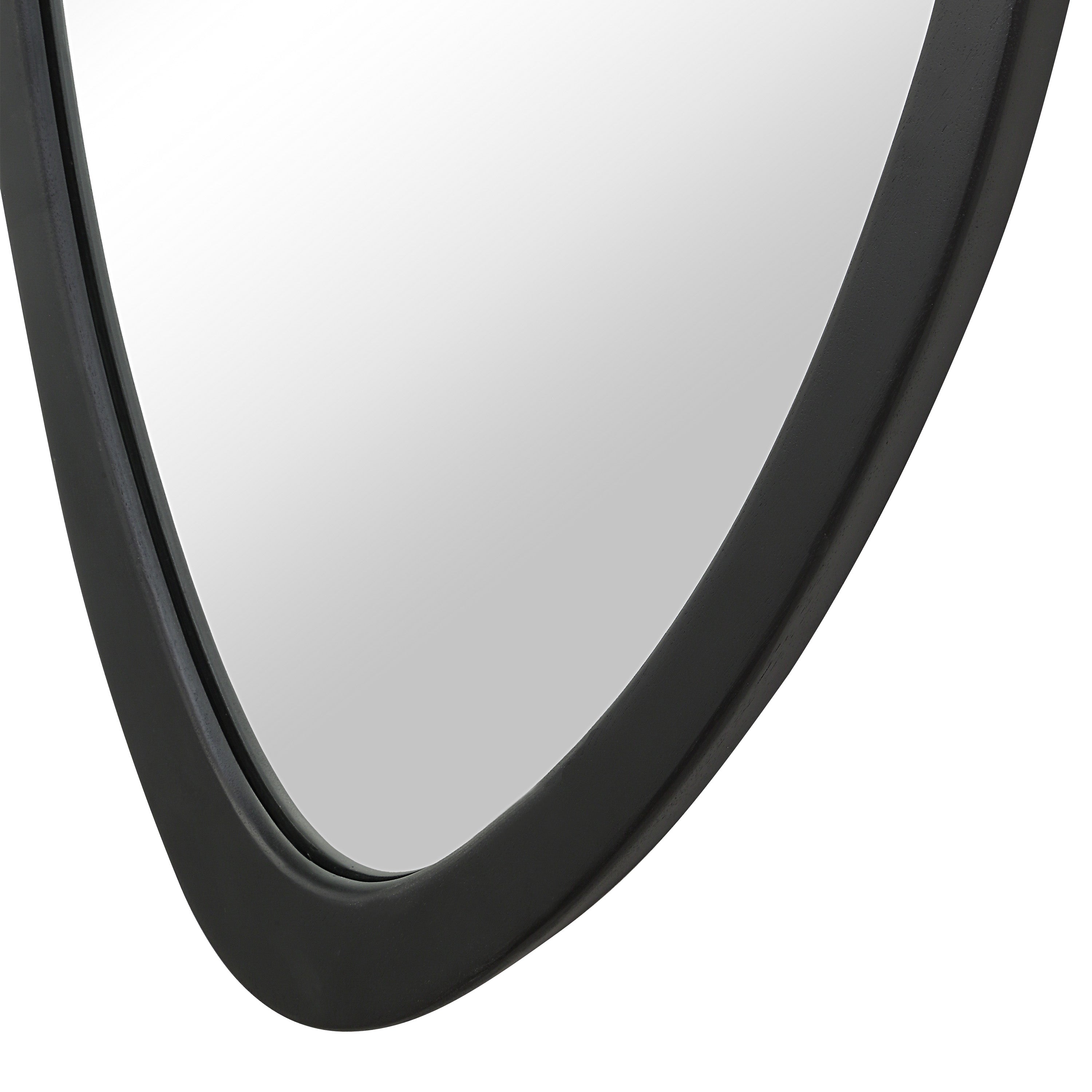 Trani 40" H x 19.75" W Wall Mirror, Black-Mirror-DECOROLALA
