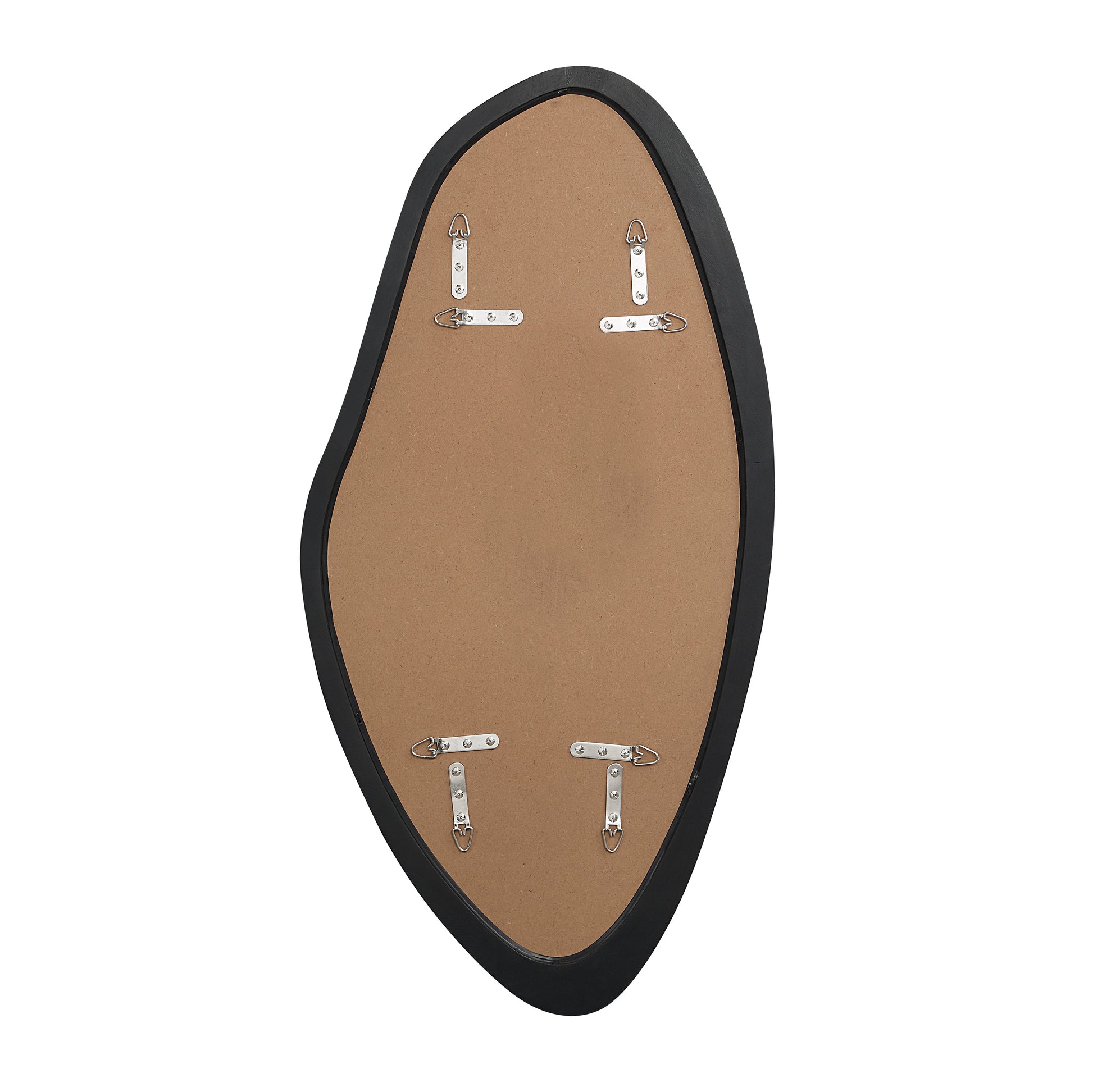 Trani 40" H x 19.75" W Wall Mirror, Black-Mirror-DECOROLALA