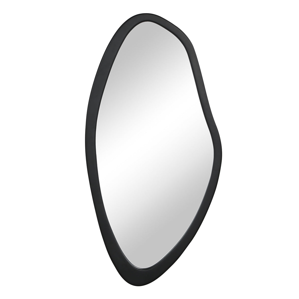 Trani 40" H x 19.75" W Wall Mirror, Black-Mirrors-DECOROLALA