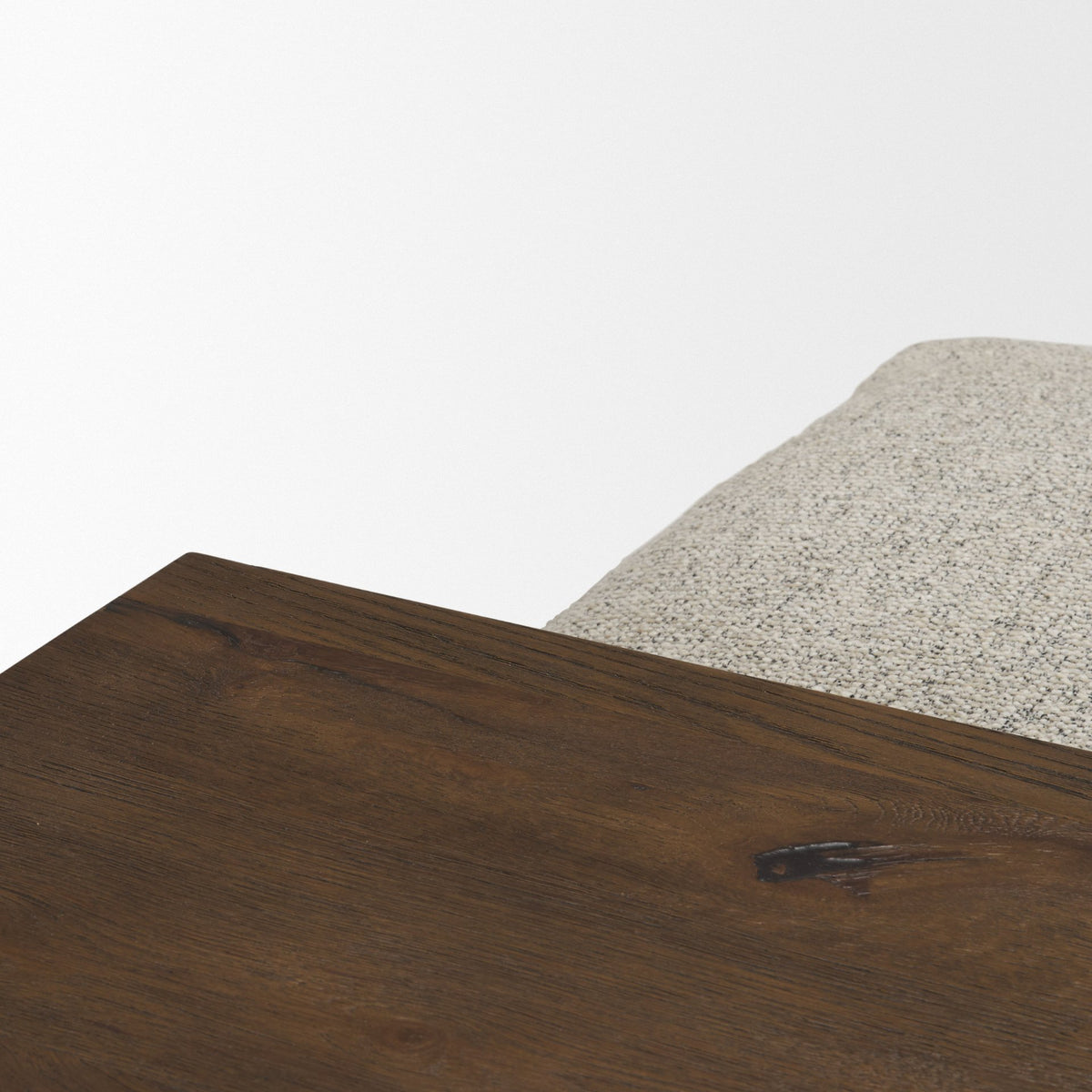 Trayden Gray Fabric w/ Brown Slider Top Coffee Table 55.0X 37.0X 46.0 (cm)-Coffee Tables-DECOROLALA