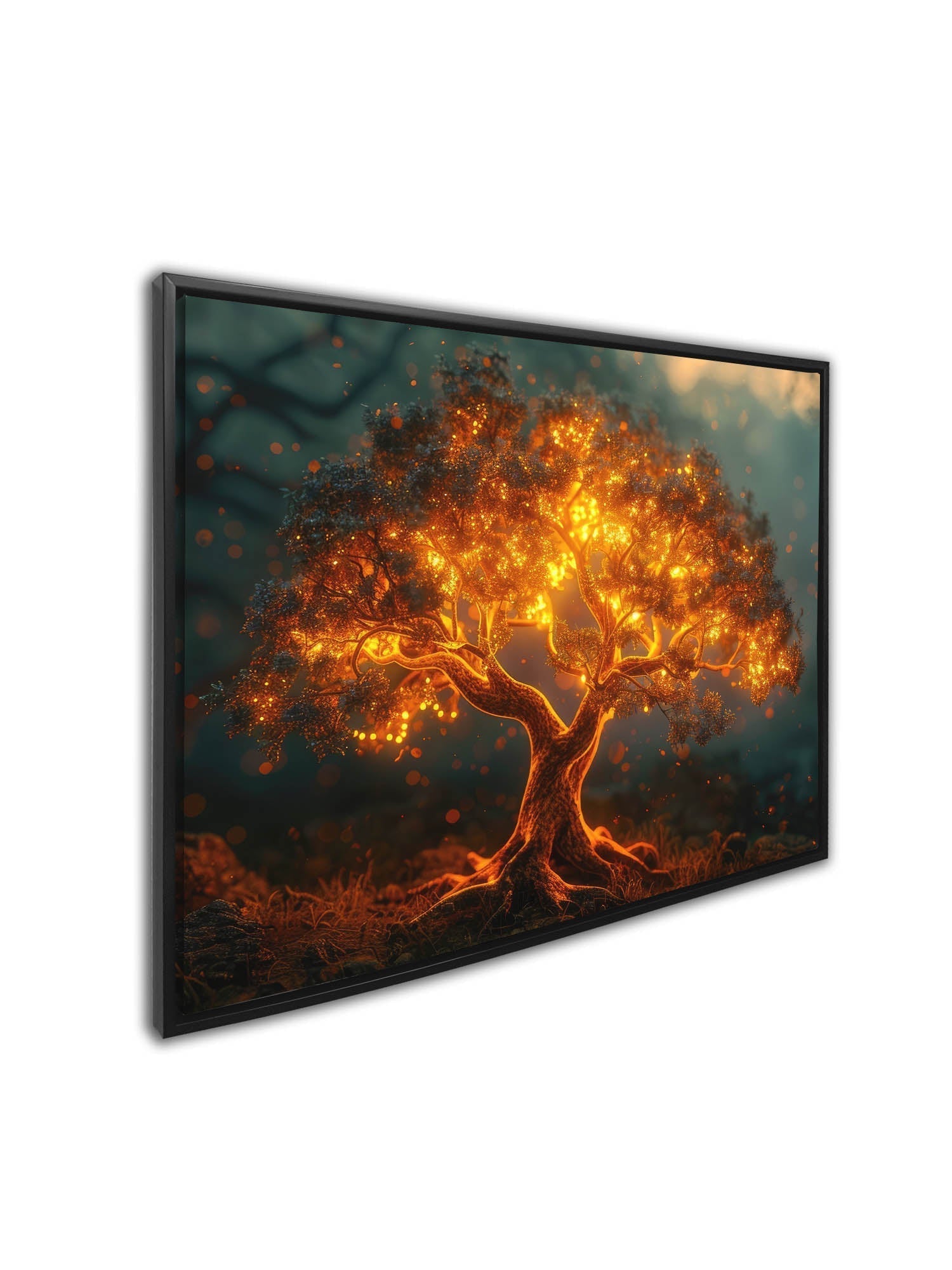 Tree of Light Canvas Print 48x36-Print-DECOROLALA