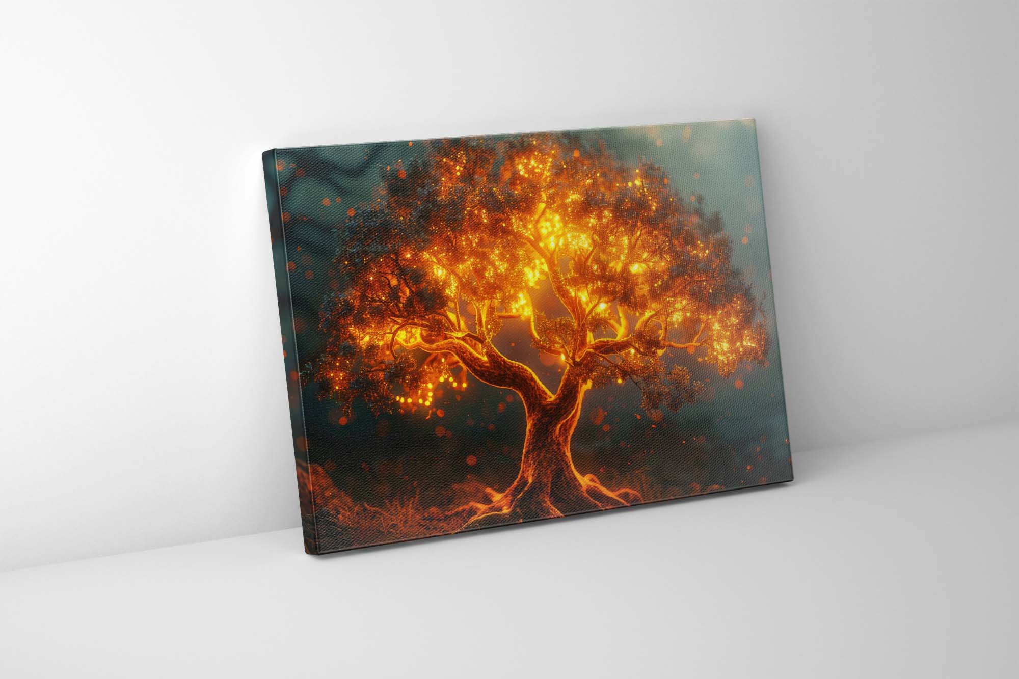 Tree of Light Canvas Print 48x36-Print-DECOROLALA