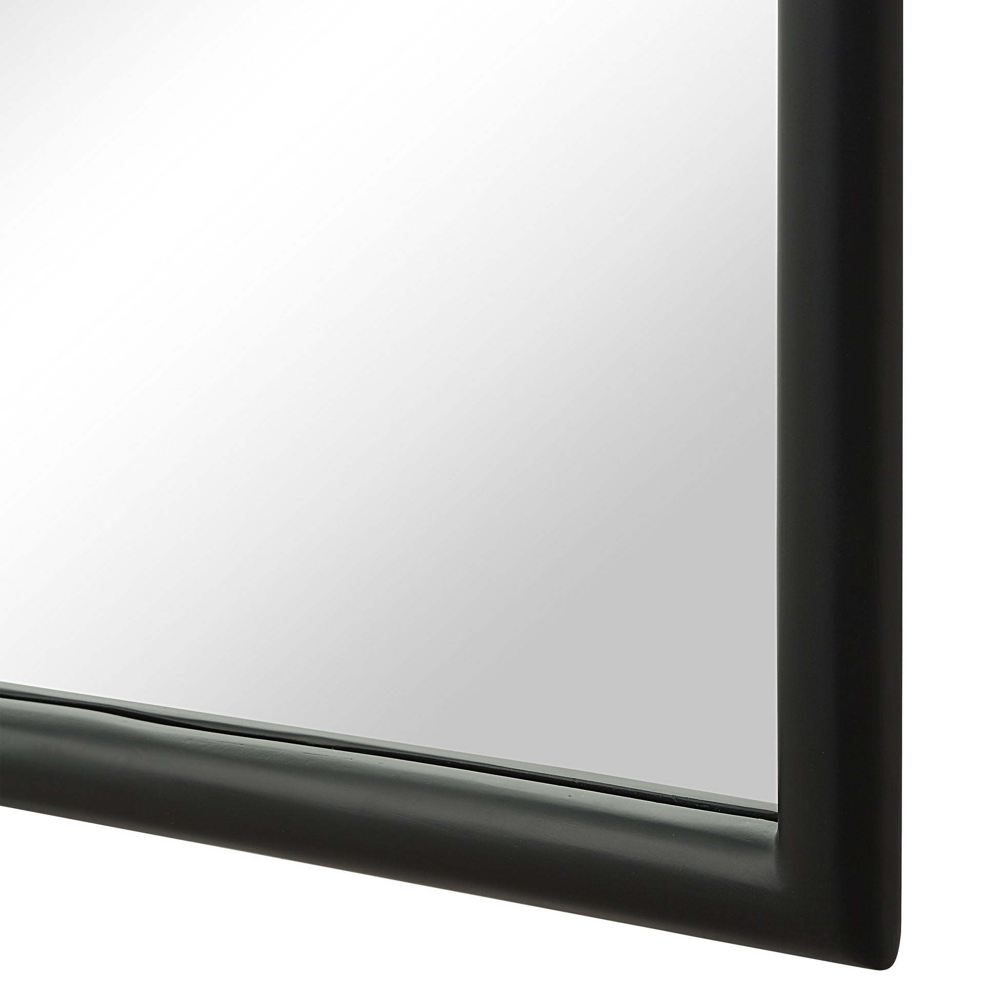 Trellis 69.75" H x 38" W Wall Mirror, Black-Mirror-DECOROLALA