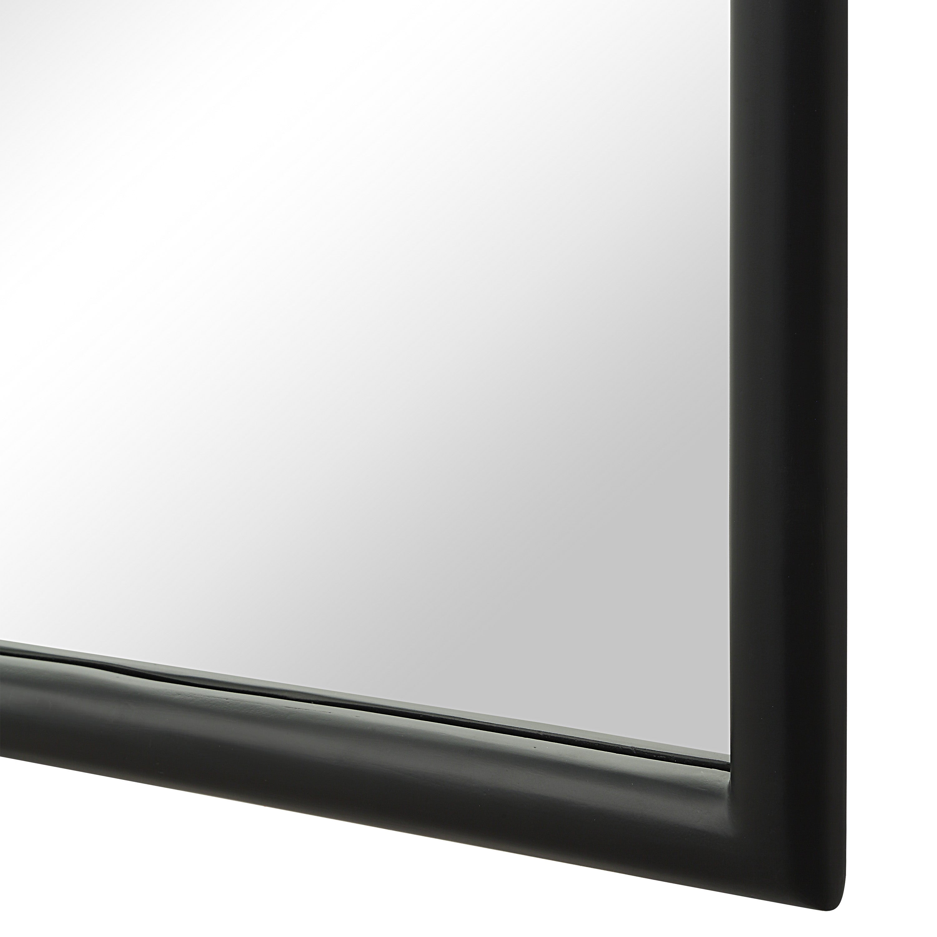 Trellis 69.75" H x 38" W Wall Mirror, Black-Mirror-DECOROLALA
