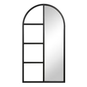 Trellis 69.75" H x 38" W Wall Mirror, Black-Mirrors-DECOROLALA
