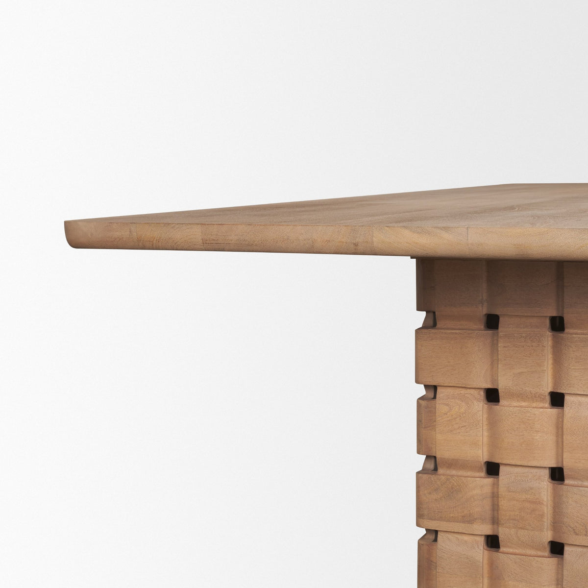 Trellyn 99"L x 44"W Rectangular Dining Table | Modern | Wood | Seats 8-Dining Tables-DECOROLALA