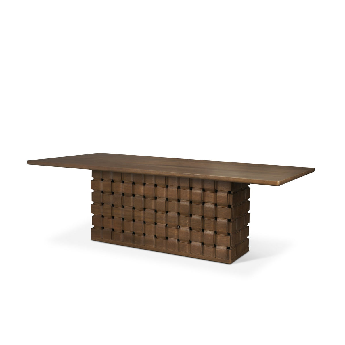 Trellyn 99"L x 44"W Rectangular Dining Table | Modern | Wood | Seats 8-Dining Tables-DECOROLALA