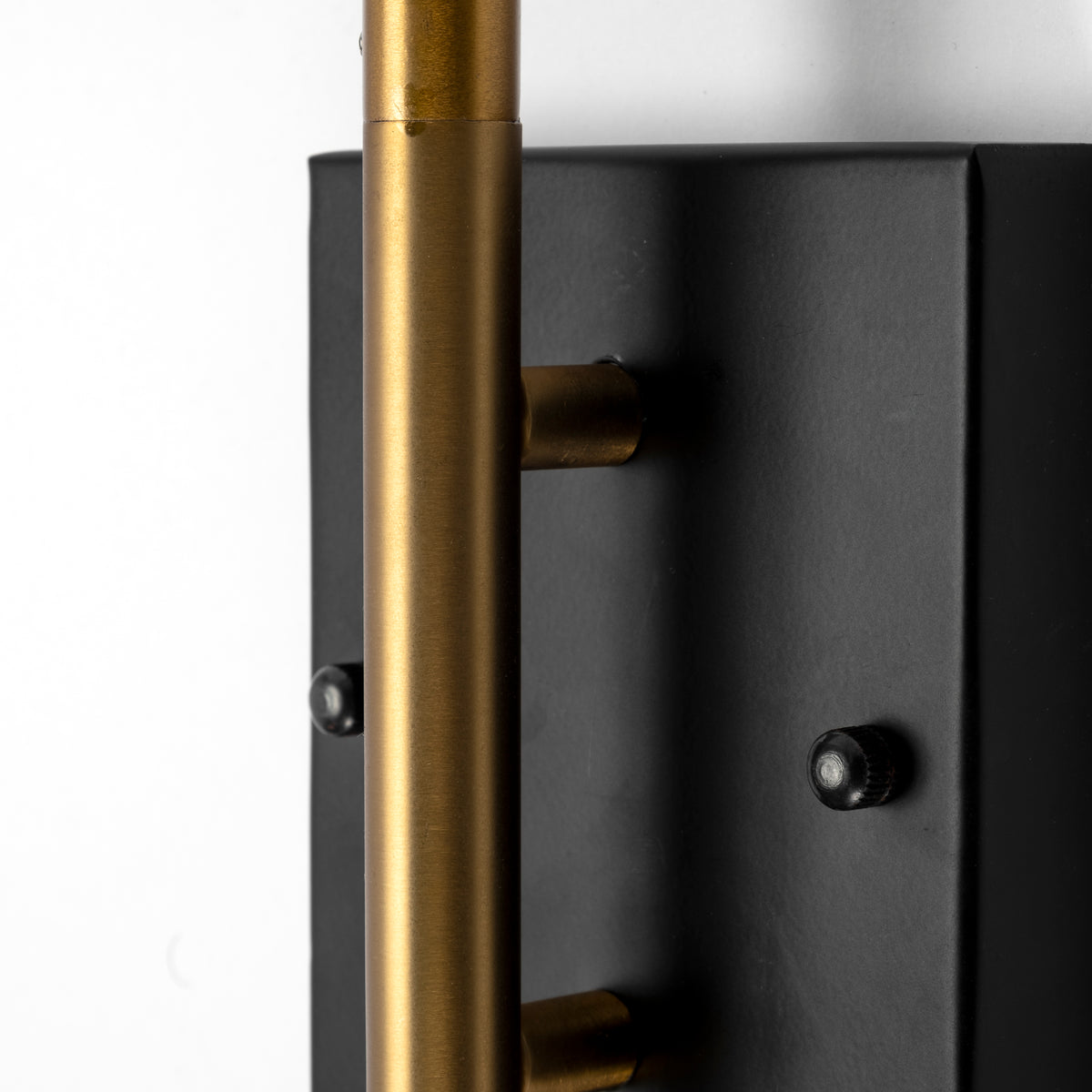 Tremont I 23"L x 5.25"W x 17.5"H Black/Gold Metal Conical Shade Wall Sconce-Wall Sconces-DECOROLALA