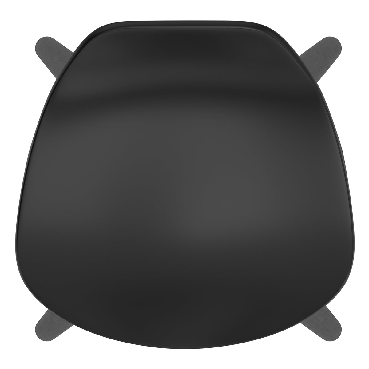 Trex Counter Stool - Black ABS Plastic Modern Seat-Counter Stools-DECOROLALA