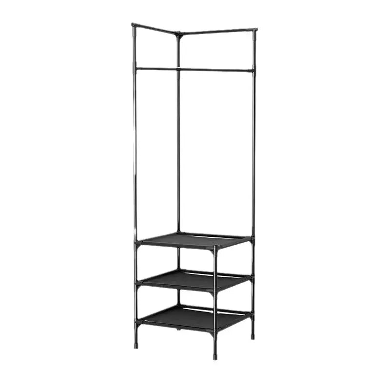 Triangle Corner Coat Rack - Modern Metal Portable Storage-Coat & Hat Racks-DECOROLALA