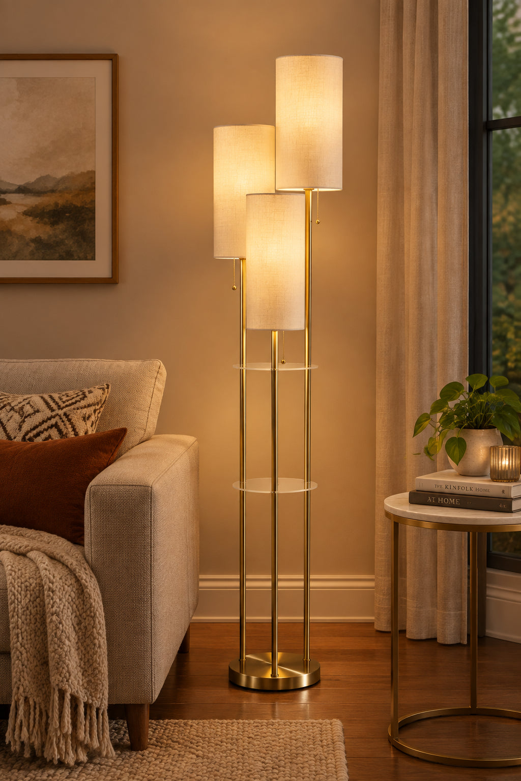 Trio Floor Lamp-Lighting-DECOROLALA