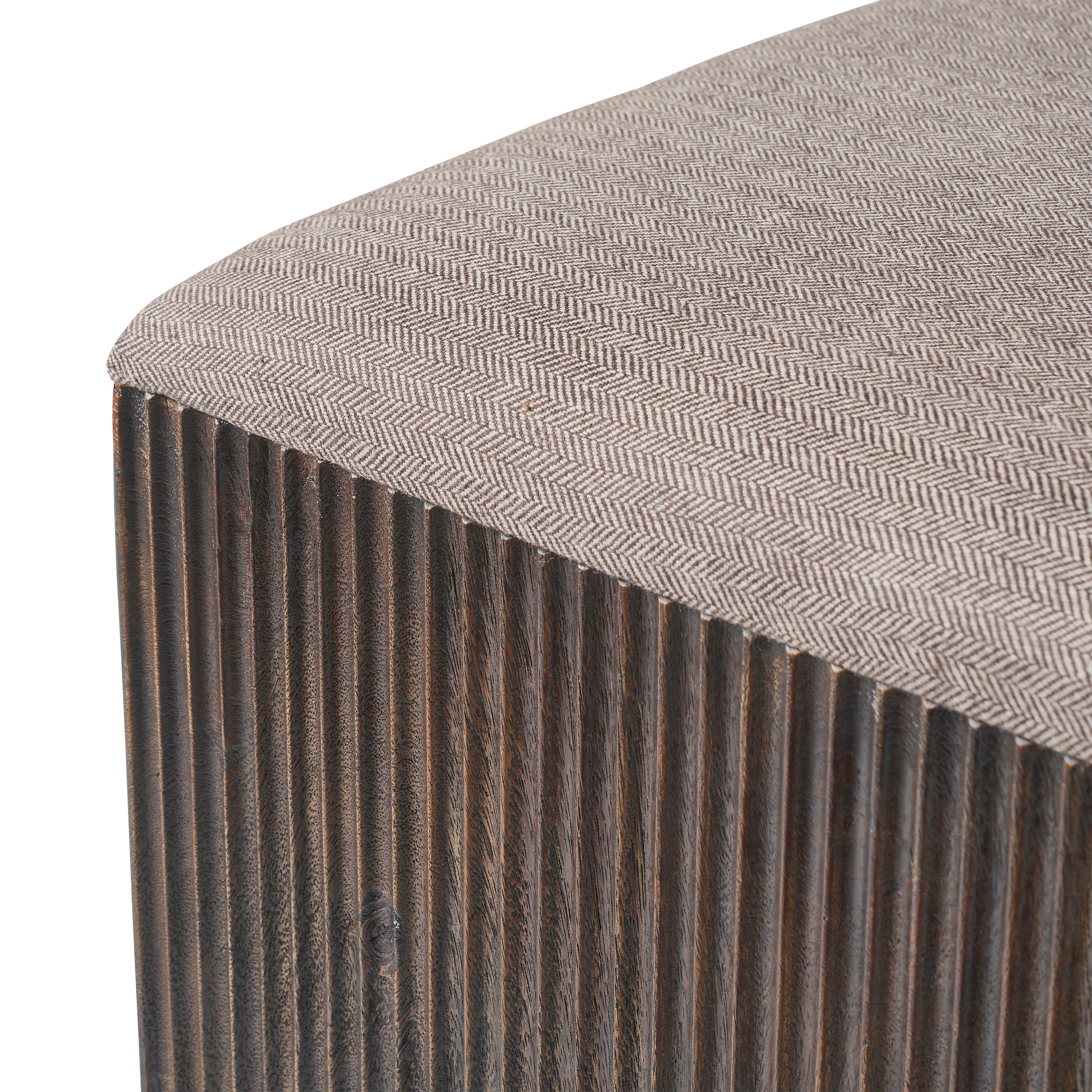 Tristan 18" Height Stool, Brown-Stool-DECOROLALA