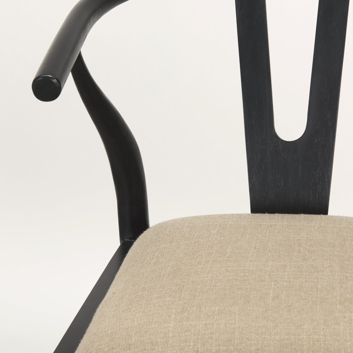 Trixie II Wood Bar Stool with Upholstered Seat-Bar Stools-DECOROLALA
