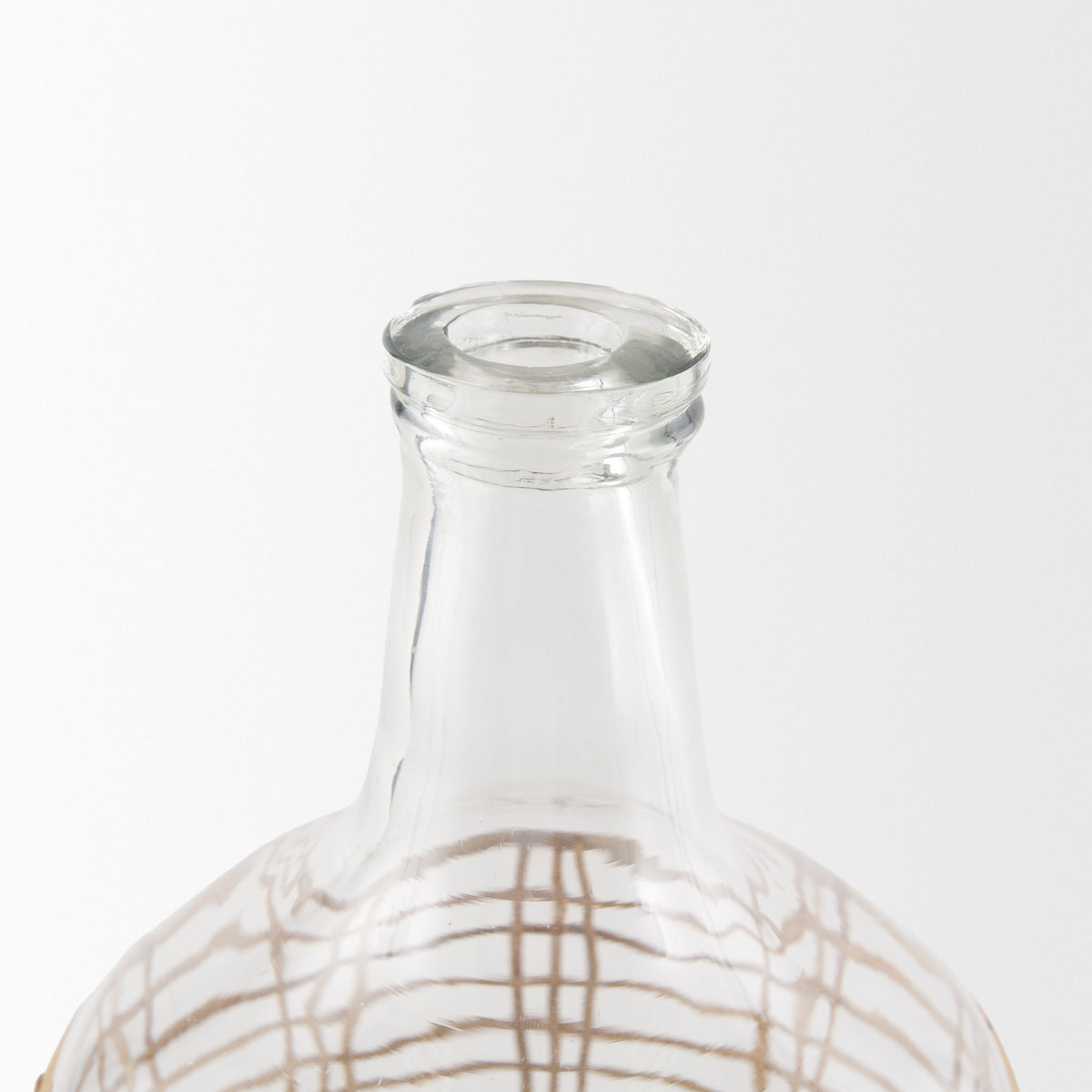 Troian Decorative Bottle - Rattan Wrapped Glass-Decorative Bottles-DECOROLALA