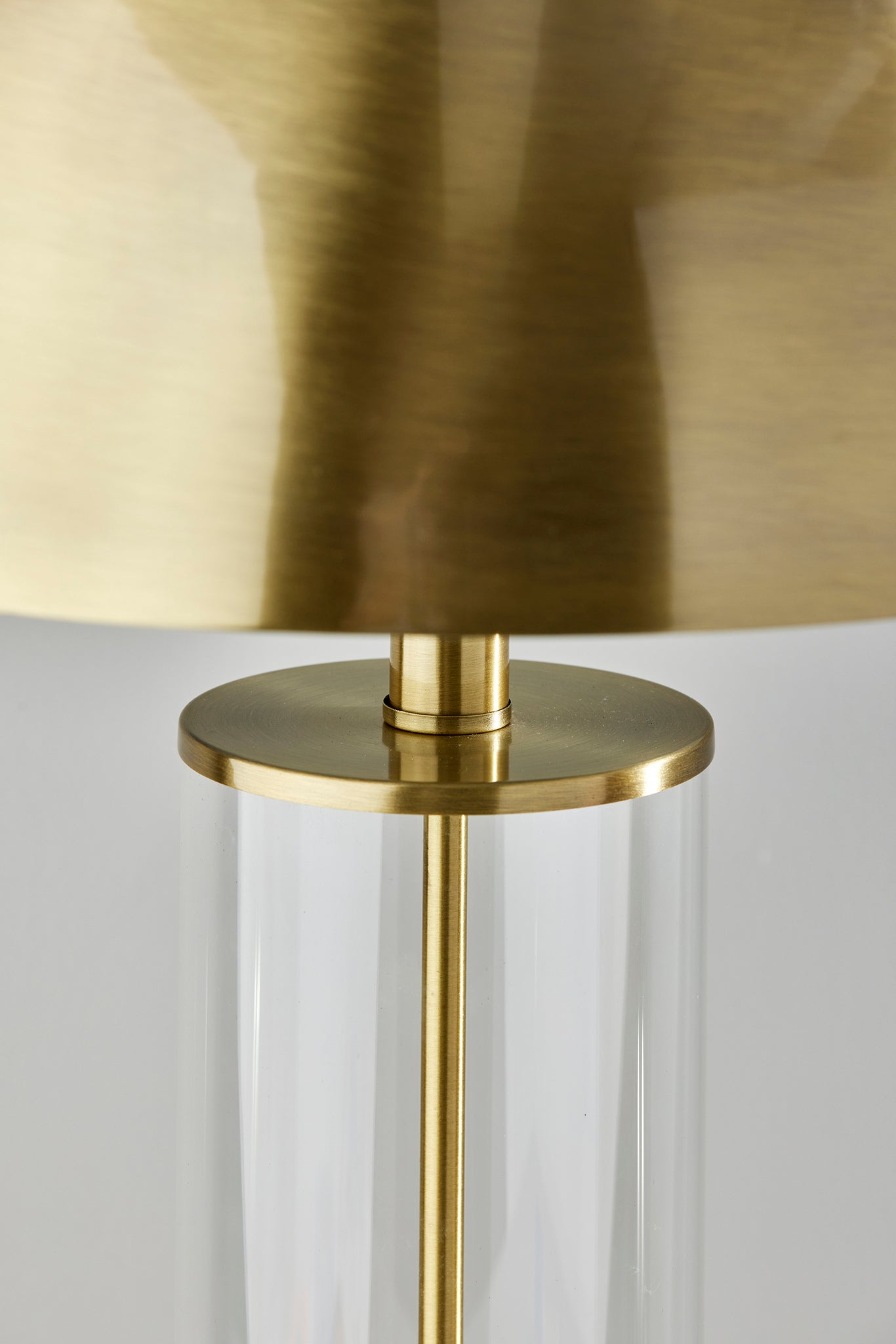 Troy Table Lamp 25" Dome Antique Brass-Lighting-DECOROLALA