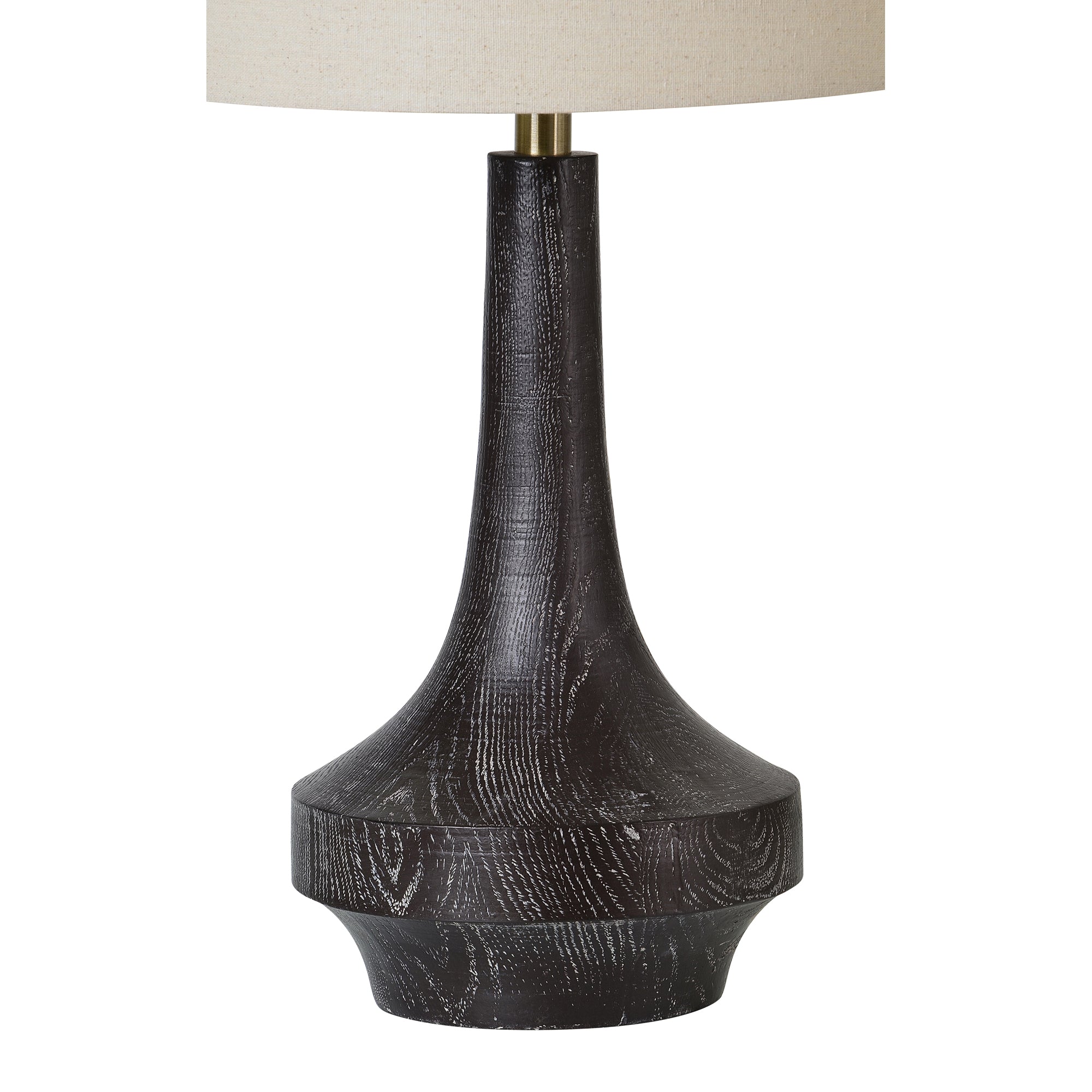 Truro 26.25" Table Lamp, Brown Wood Base-Table Lamp-DECOROLALA