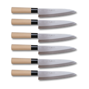 Tsubazo Gyuto Knife 180 Six Bundle for restaurants- Stainless Steel Blade - Made in Japan-Kitchen Knife-DECOROLALA