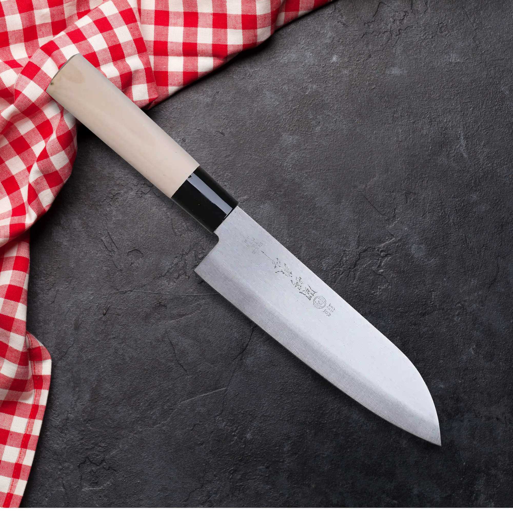 Tsubazo - Santoku knife 170mm - Stainless Steel blade | Made in Japan-Santoku Knife-DECOROLALA
