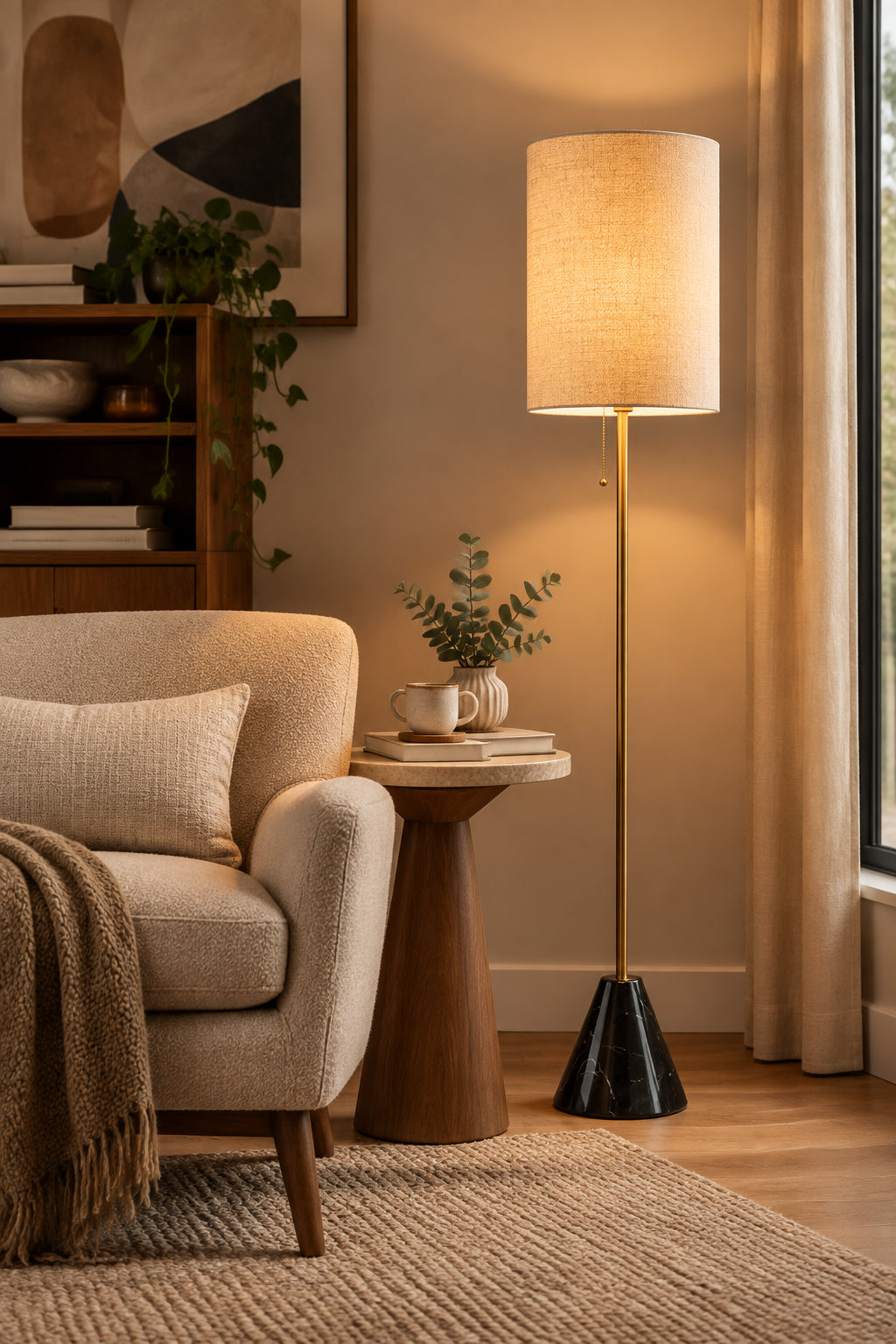 Tucker Floor Lamp-Lighting-DECOROLALA