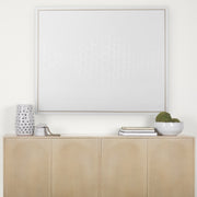 Tucker Light Brown Wood w/ Carved Arch Pattern 4 Door Sideboard-Sideboards & Buffets-DECOROLALA