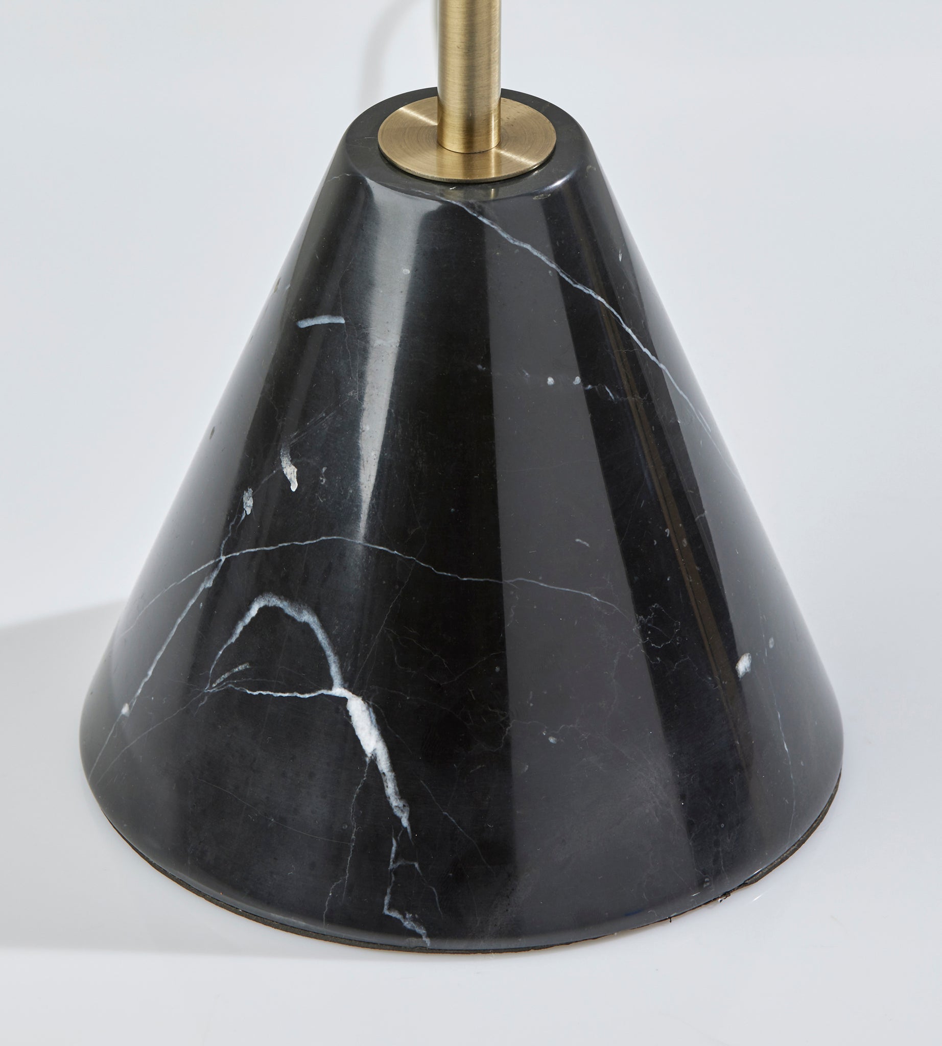 Tucker Table Lamp - Black Marble Brass Beige-Lighting-DECOROLALA