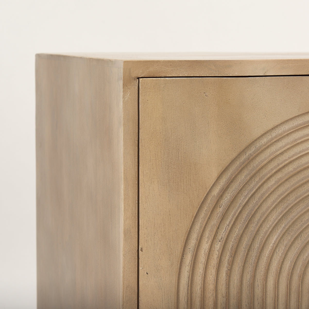 Tucker Wood 2 Door Accent Cabinet - Carved Arch Pattern-Accent Cabinets & Chests-DECOROLALA