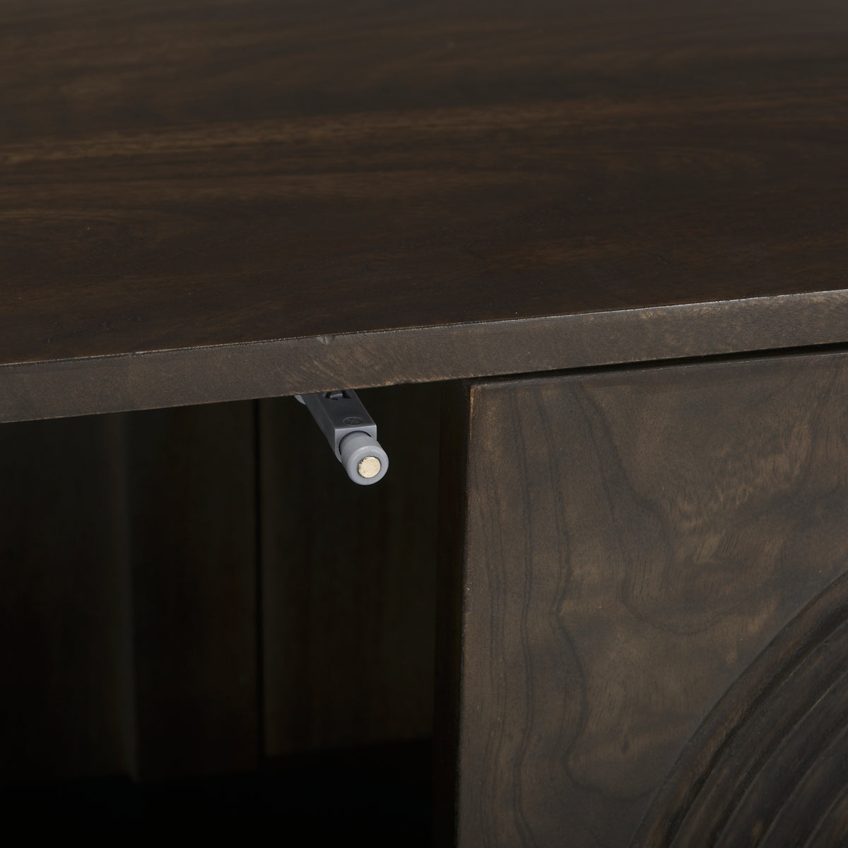 Tucker Wood 2 Door Accent Cabinet - Carved Arch Pattern-Accent Cabinets & Chests-DECOROLALA