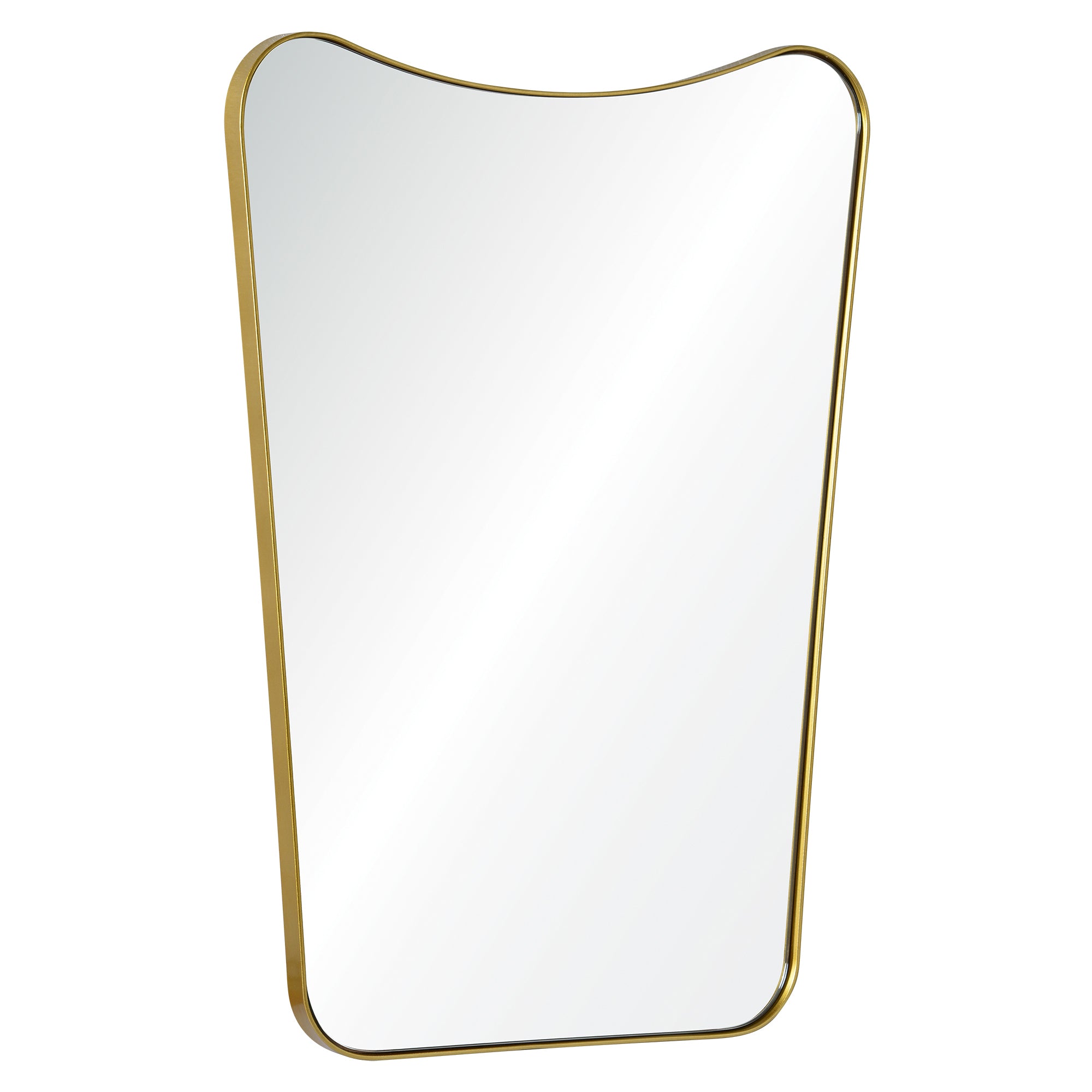 Tufa 28" Tall Rectangle Wall Mirror, Yellow-Mirror-DECOROLALA