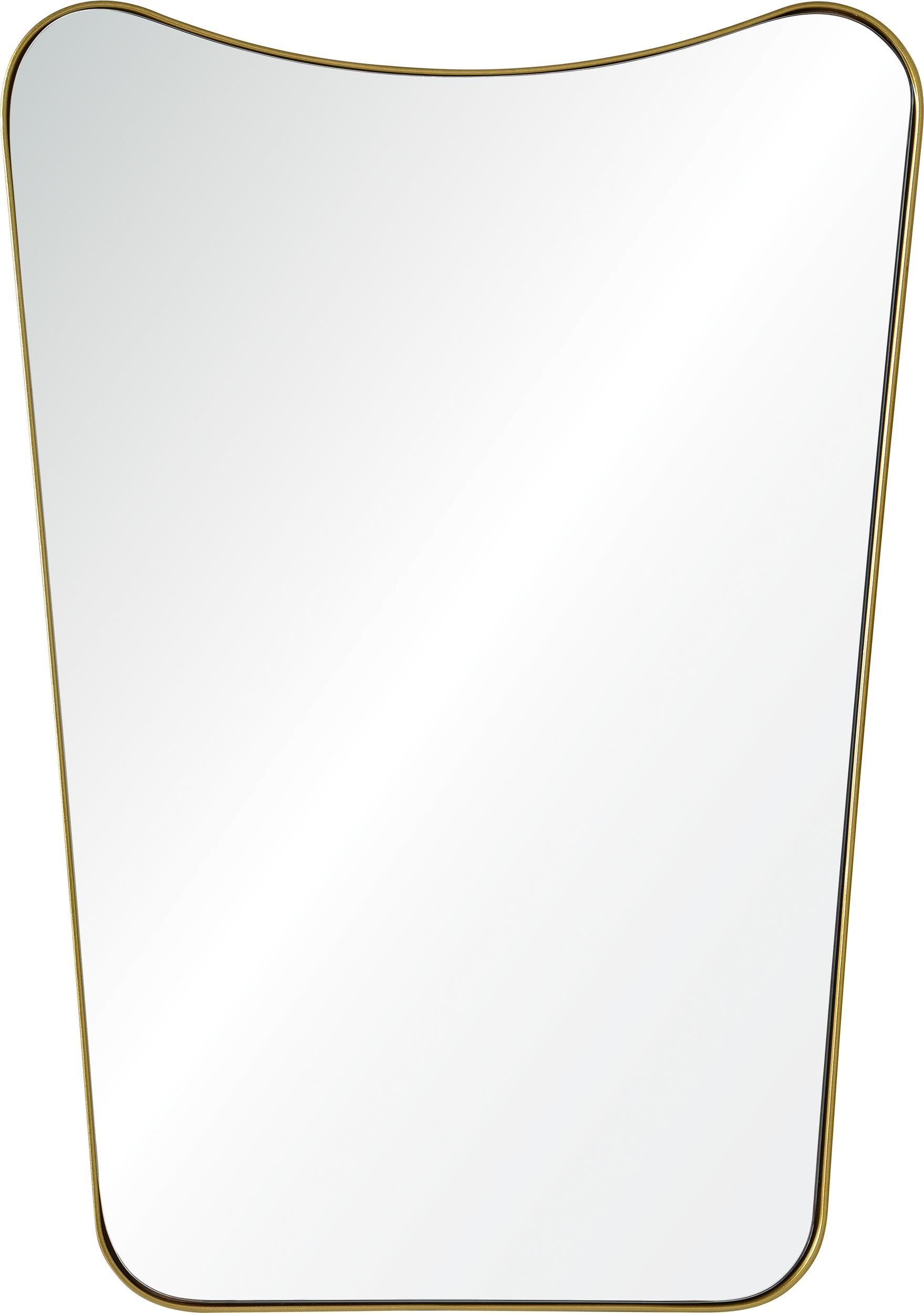 Tufa 28" Tall Rectangle Wall Mirror, Yellow-Mirror-DECOROLALA