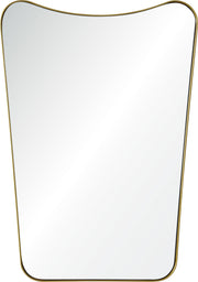 Tufa 28" Tall Rectangle Wall Mirror, Yellow-Mirrors-DECOROLALA