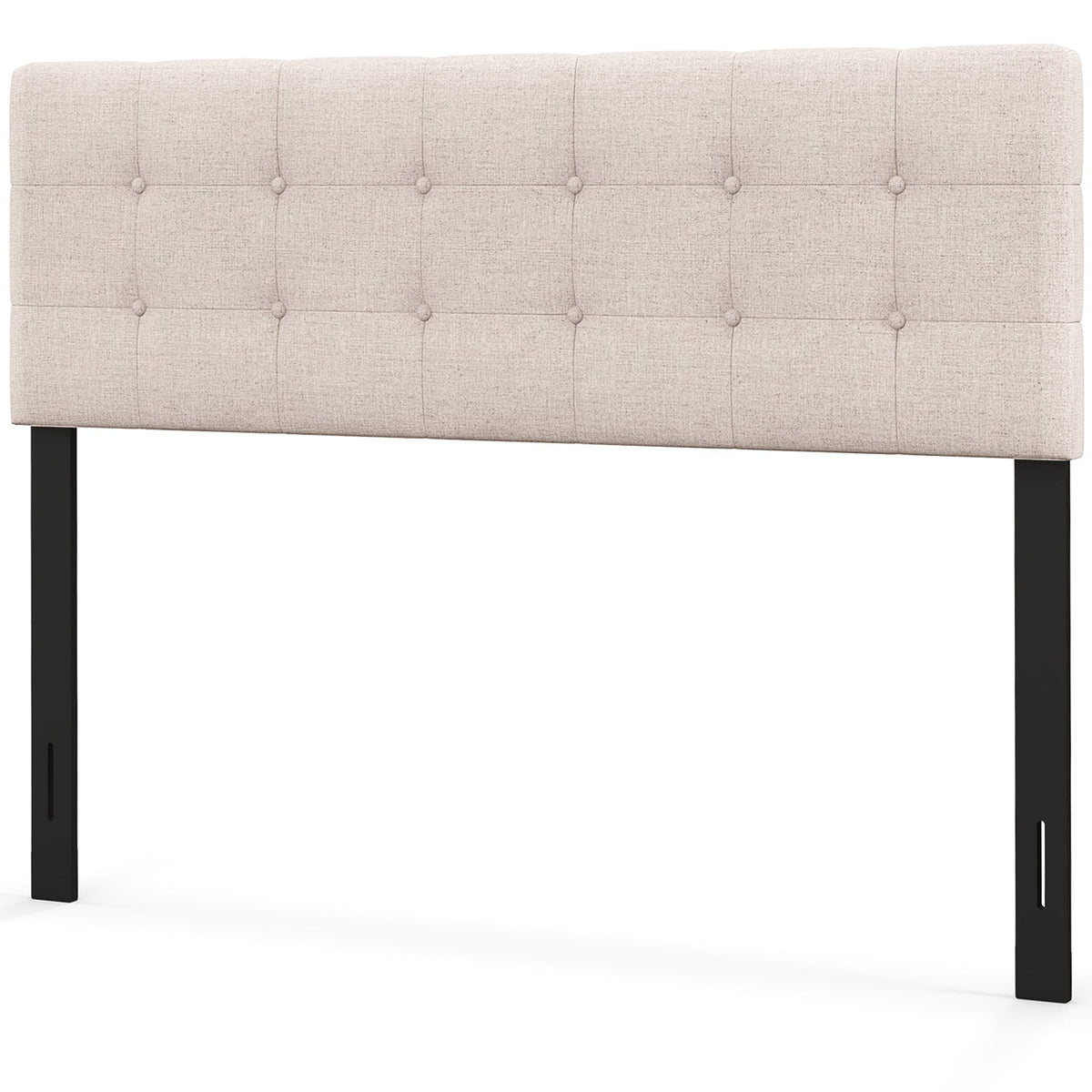 Tufted Linen Upholstered Headboard - Gray Full/Queen Size-Headboards-DECOROLALA