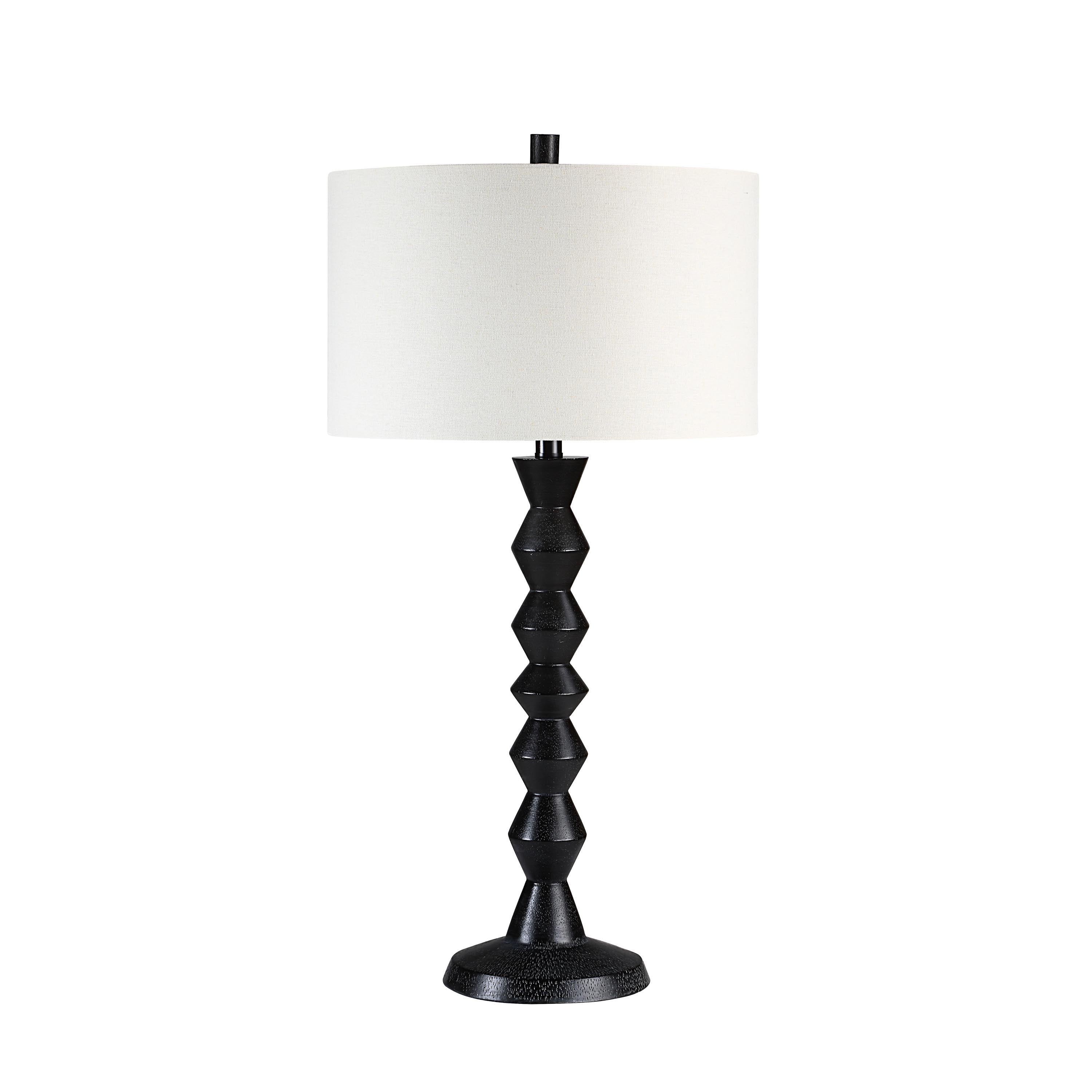 Tulum 32" Height Table Lamp, Black-Table Lamp-DECOROLALA