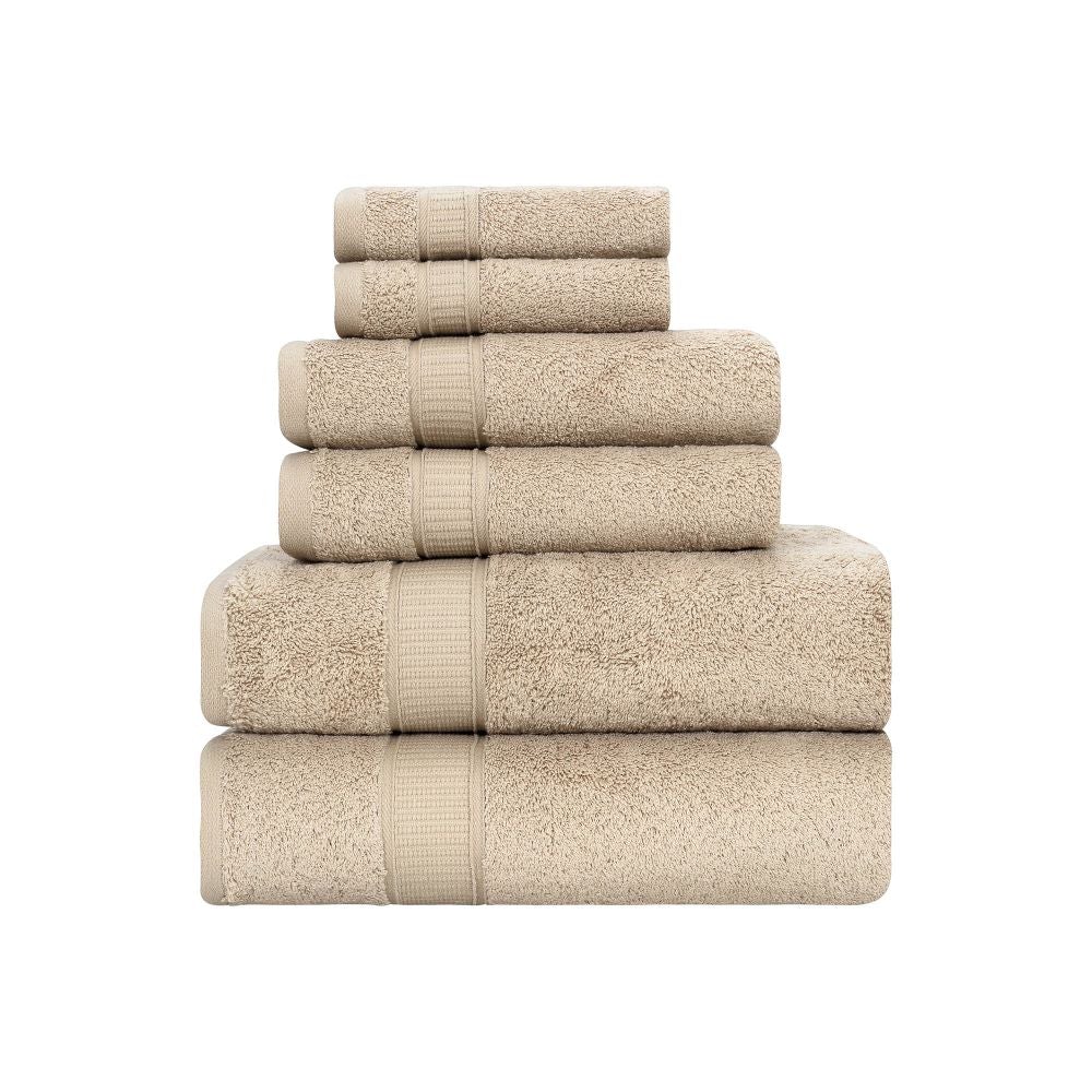 Turkish Cotton Full Bath Towel Set of 6-Towel & Robe-DECOROLALA