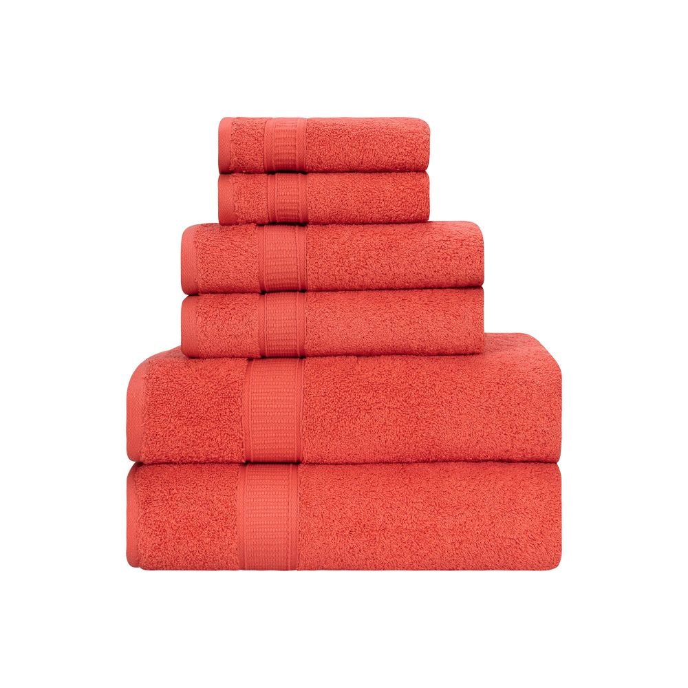 Turkish Cotton Full Bath Towel Set of 6-Towel & Robe-DECOROLALA