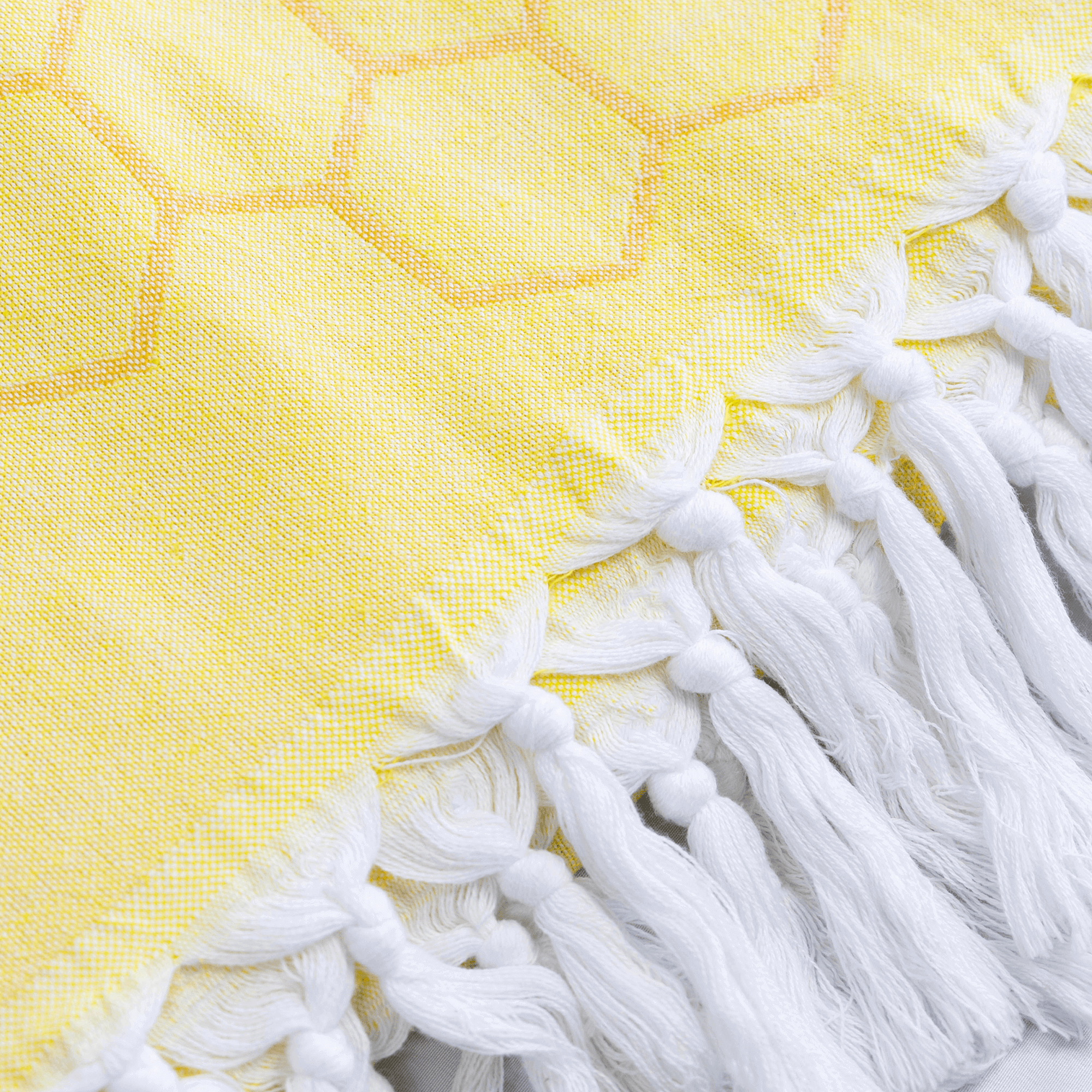Turkish Towel | Body Towel | Yellow + Orange-Beach Towels-DECOROLALA