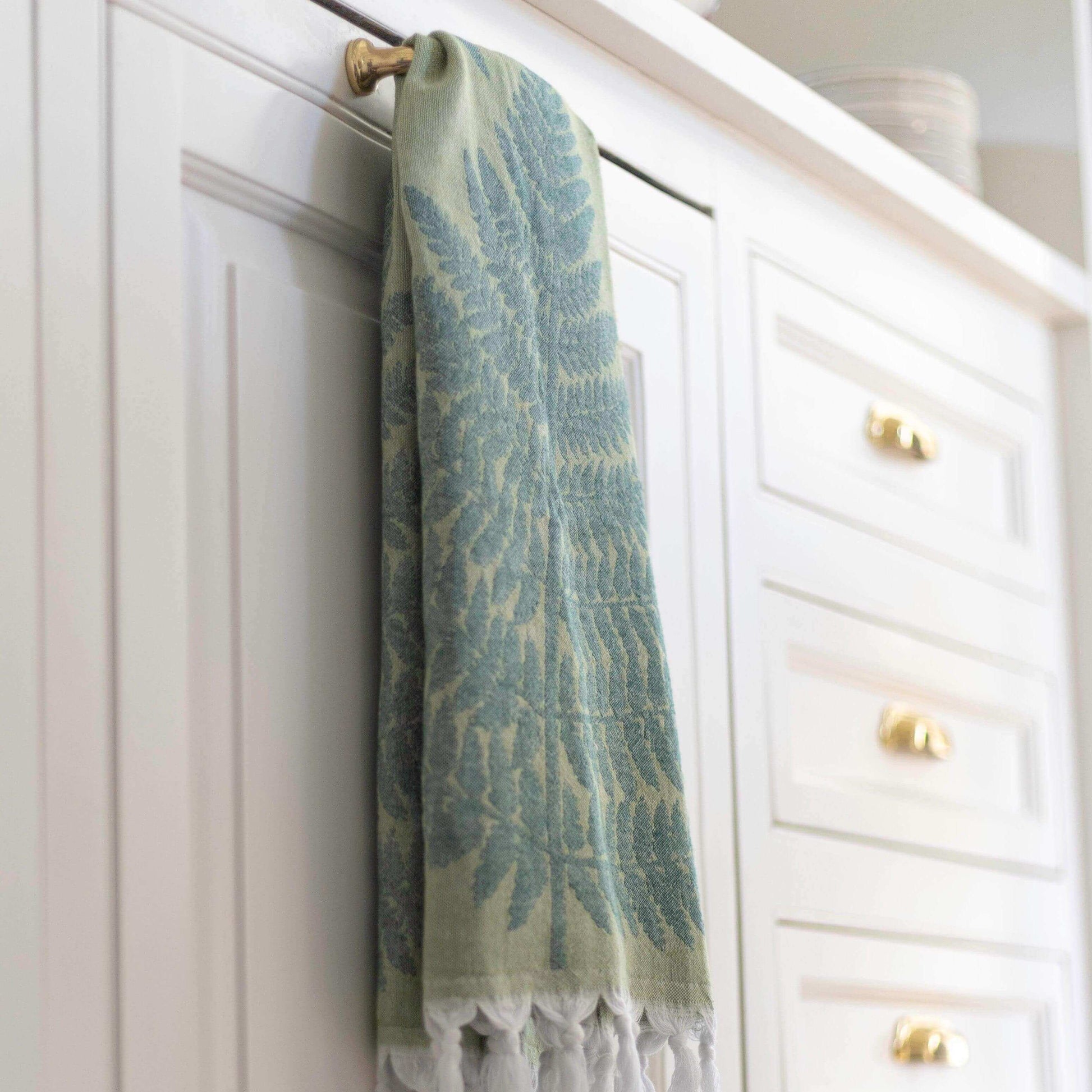 Turkish Towel | Hand Towel | Green-Hand Towel-DECOROLALA