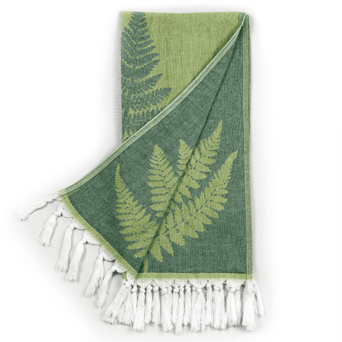 Turkish Towel | Hand Towel | Green-Hand Towels-DECOROLALA