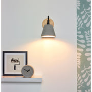 Turtle Bay 8" Wall Sconce, Grey-Wall Sconce-DECOROLALA