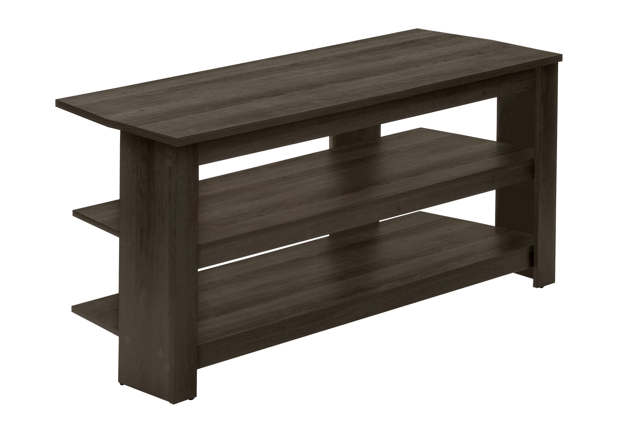 Tv Stand - 42"L / Brown Oak Corner-Tv Stand-DECOROLALA