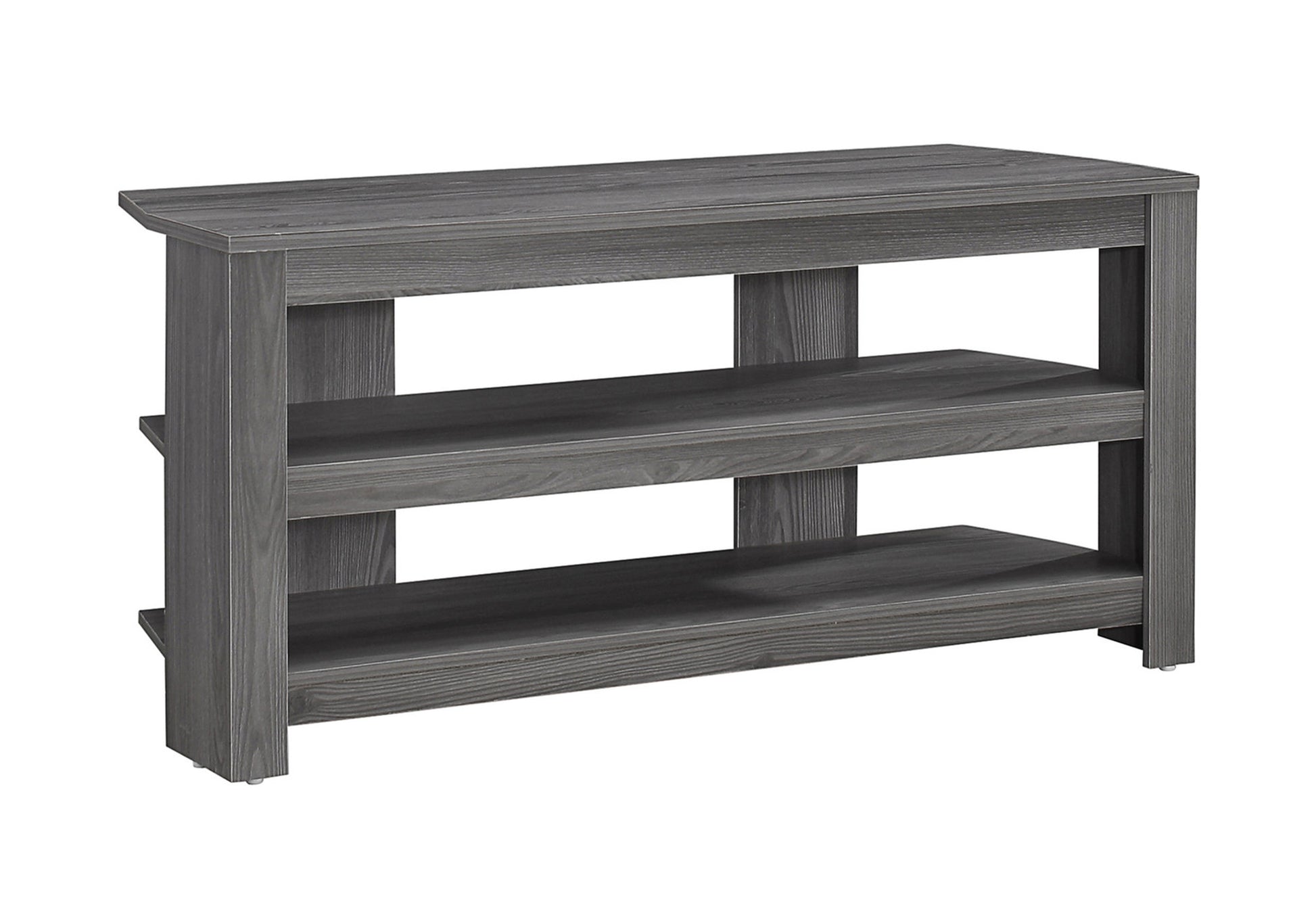 Tv Stand - 42"L / Brown Oak Corner-Tv Stand-DECOROLALA