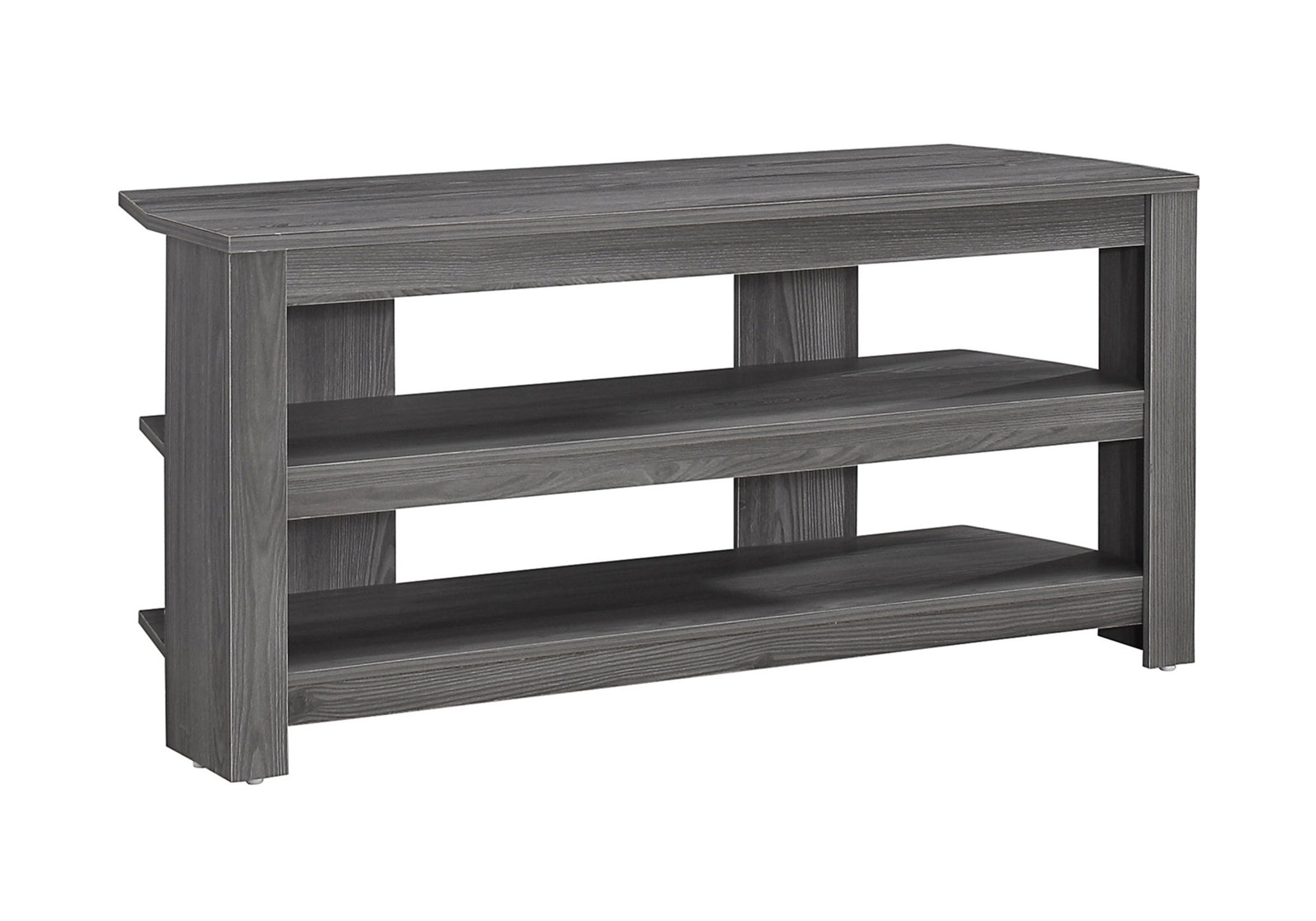 Tv Stand - 42"L / Brown Oak Corner-Tv Stand-DECOROLALA