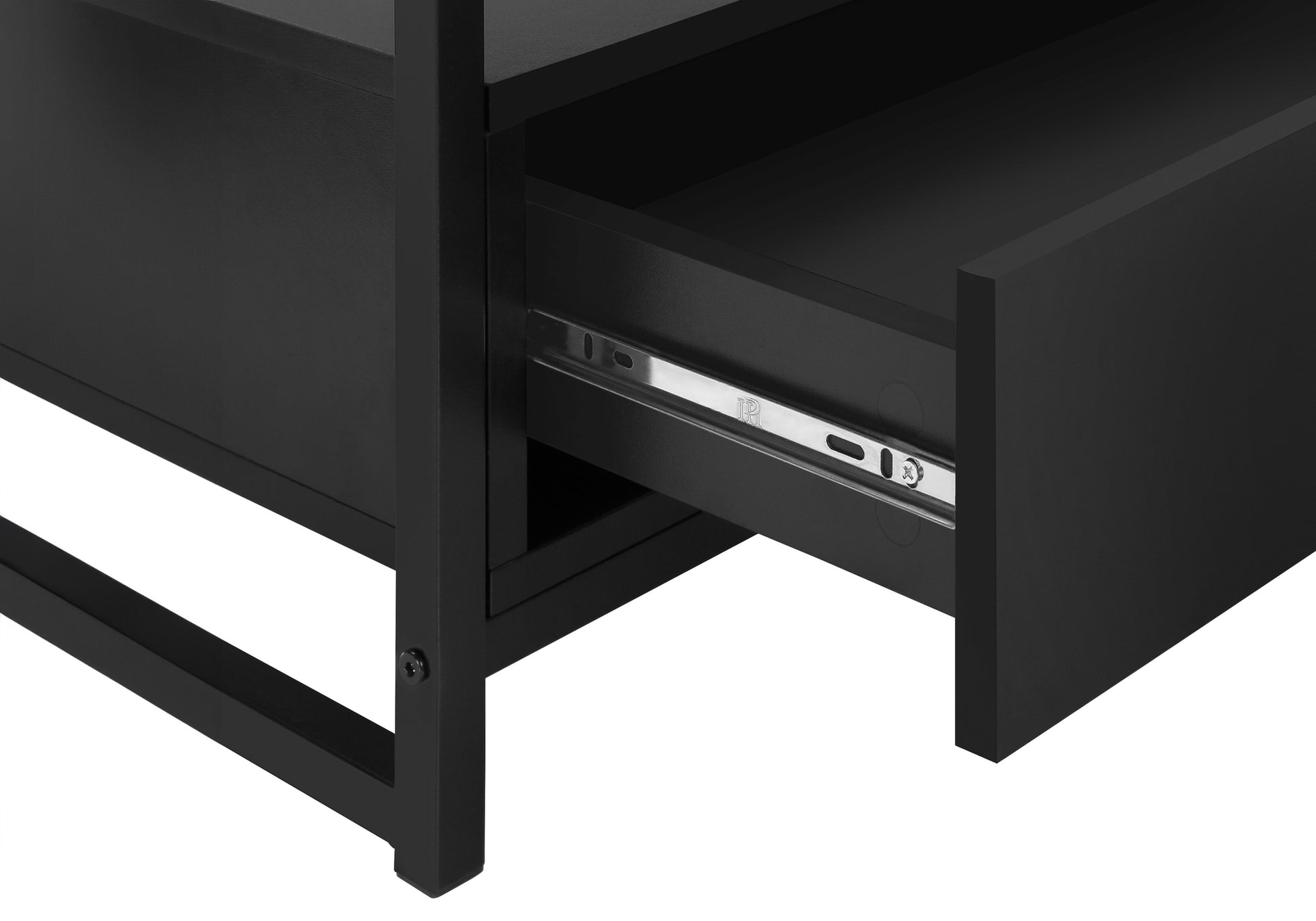 Tv Stand - 48"L / Black / Black Metal-Tv Stand-DECOROLALA