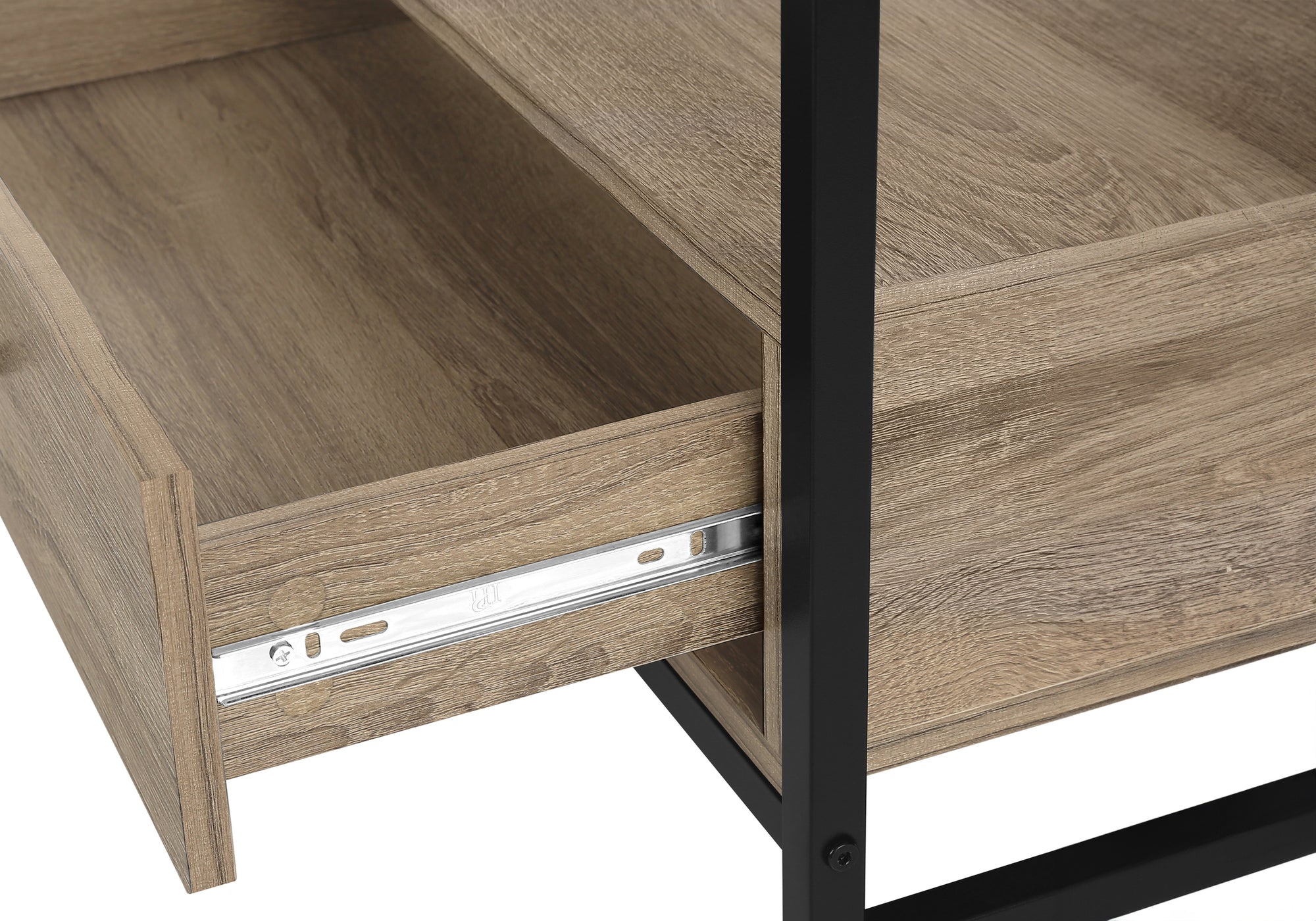 Tv Stand - 48"L / Black / Black Metal-Tv Stand-DECOROLALA