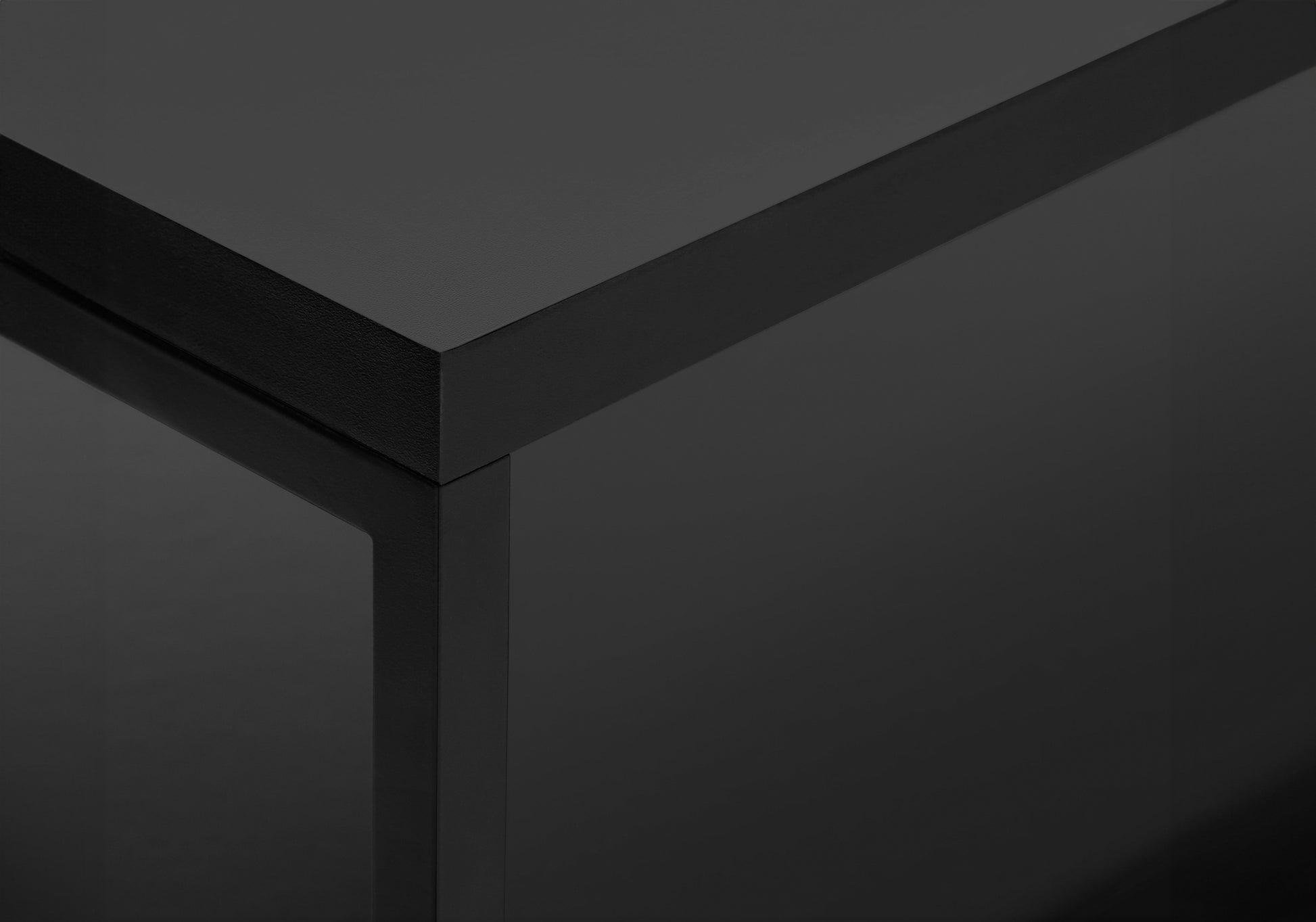 Tv Stand - 48"L / Black / Black Metal-Tv Stand-DECOROLALA