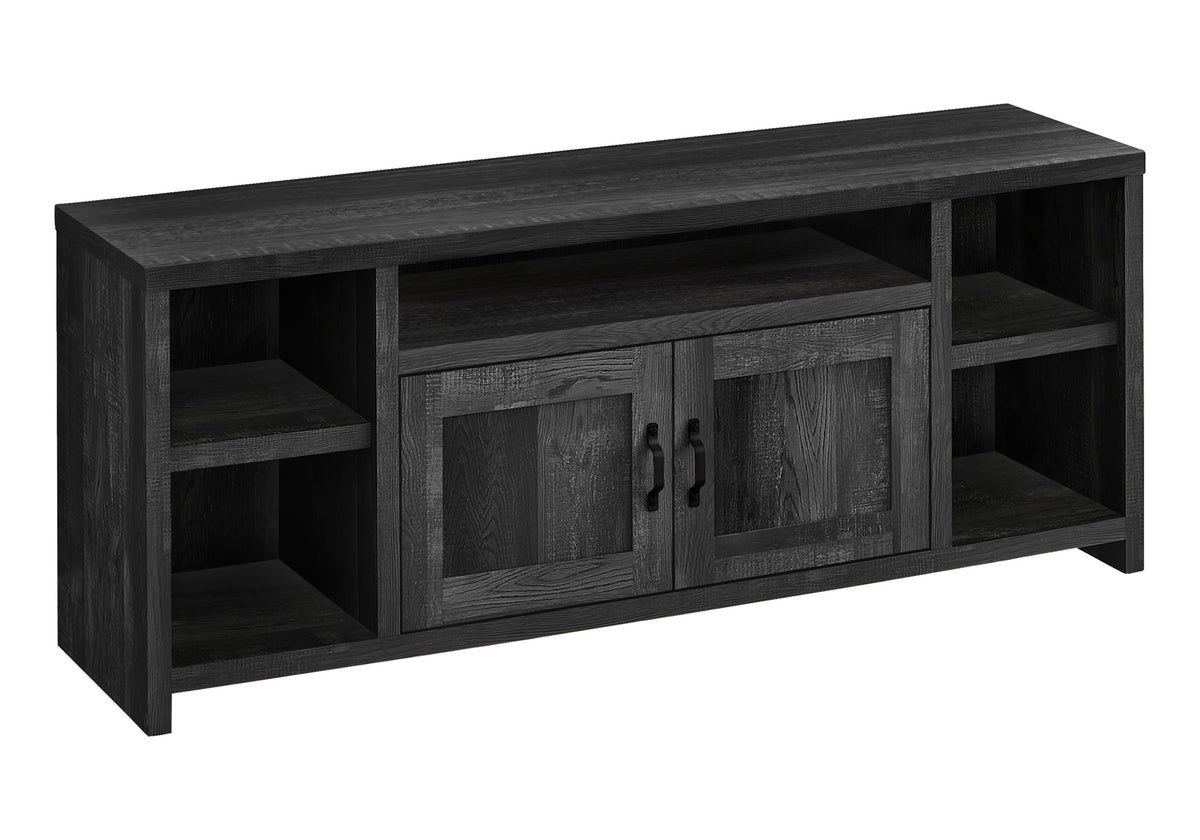 Tv Stand 60" Taupe Reclaimed Wood-Look-TV Stands-DECOROLALA