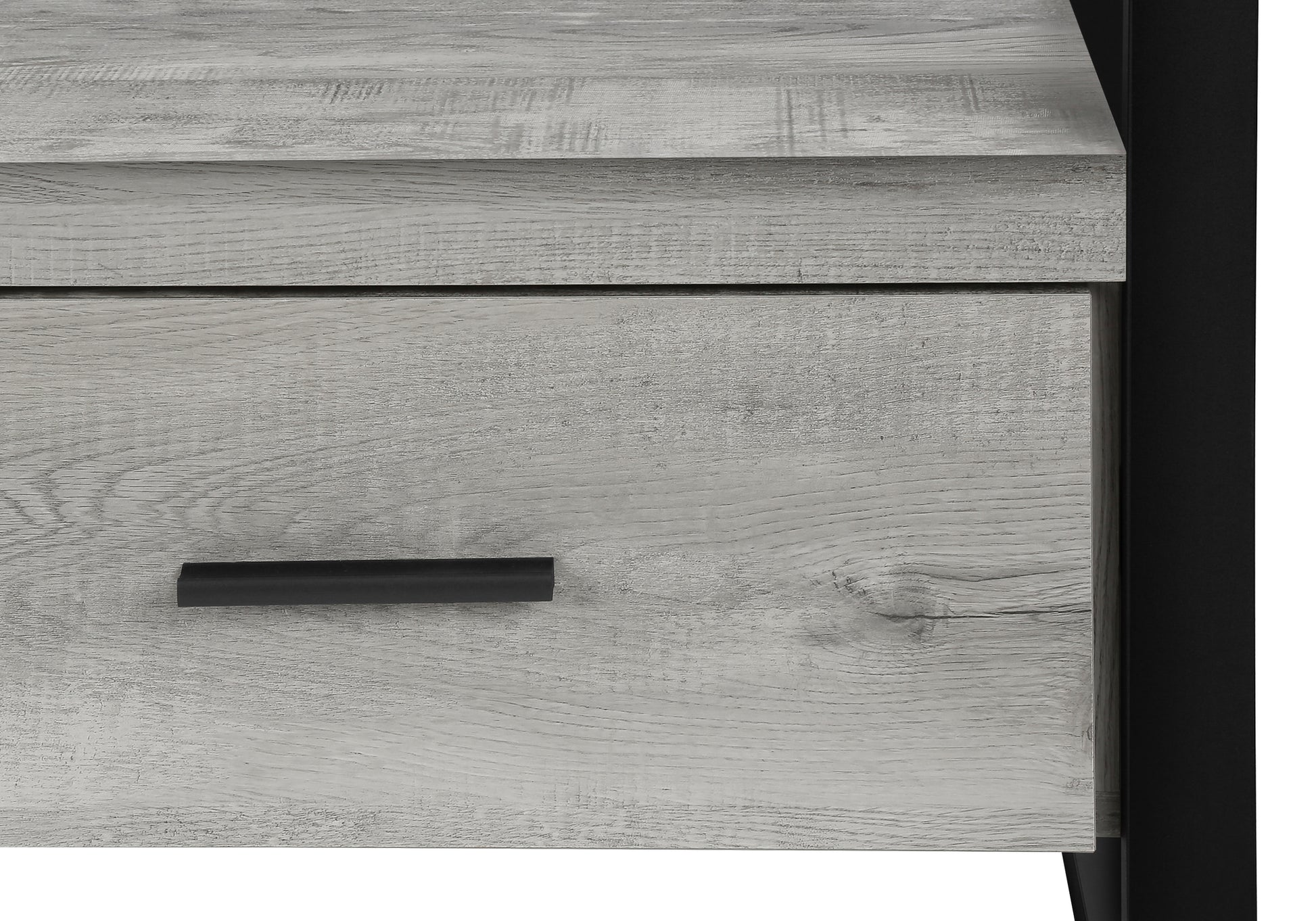 Tv Stand - 60"L / Brown Reclaimed Wood-Look / 3 Drawers-Tv Stand-DECOROLALA