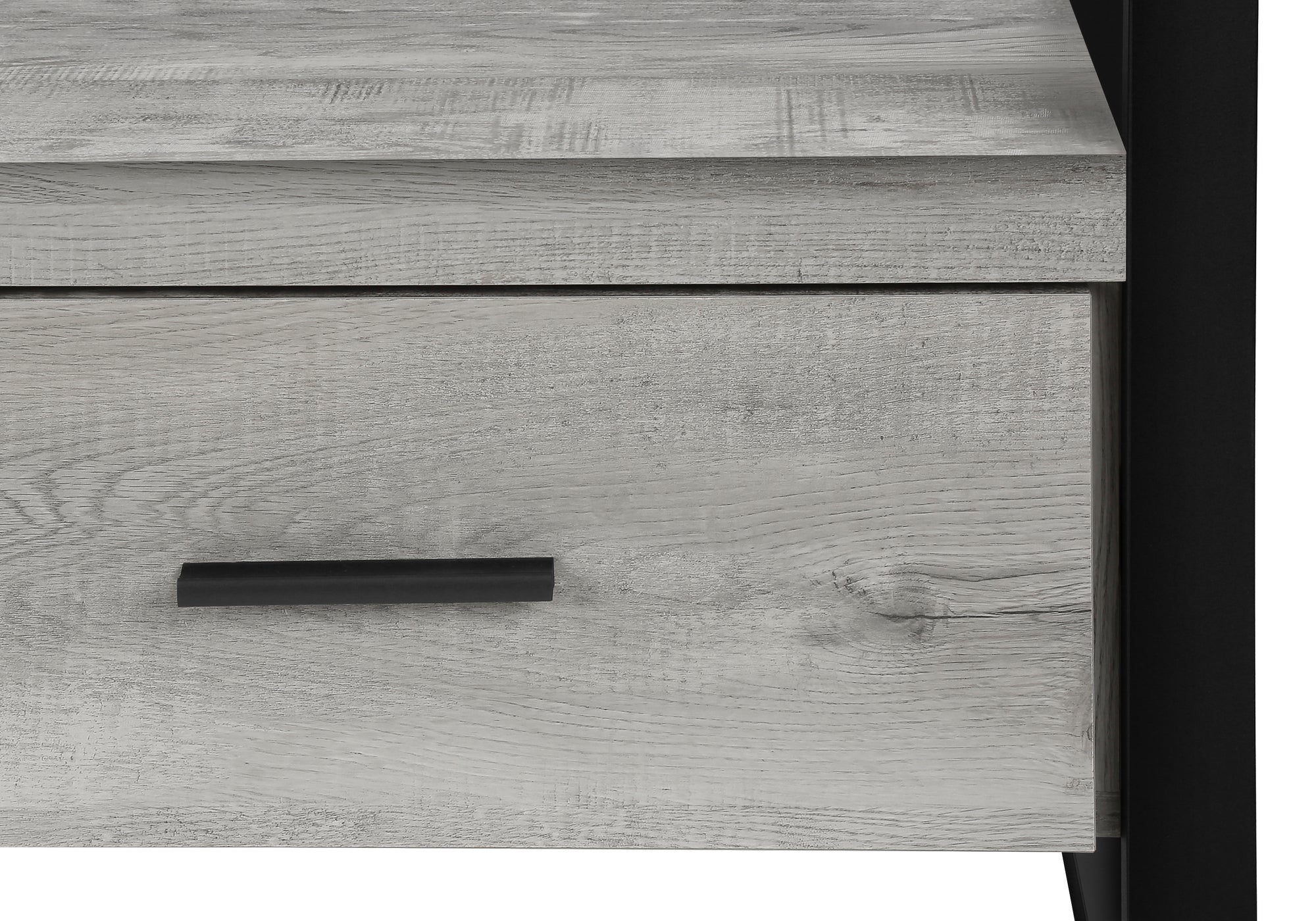 Tv Stand - 60"L / Brown Reclaimed Wood-Look / 3 Drawers-Tv Stand-DECOROLALA