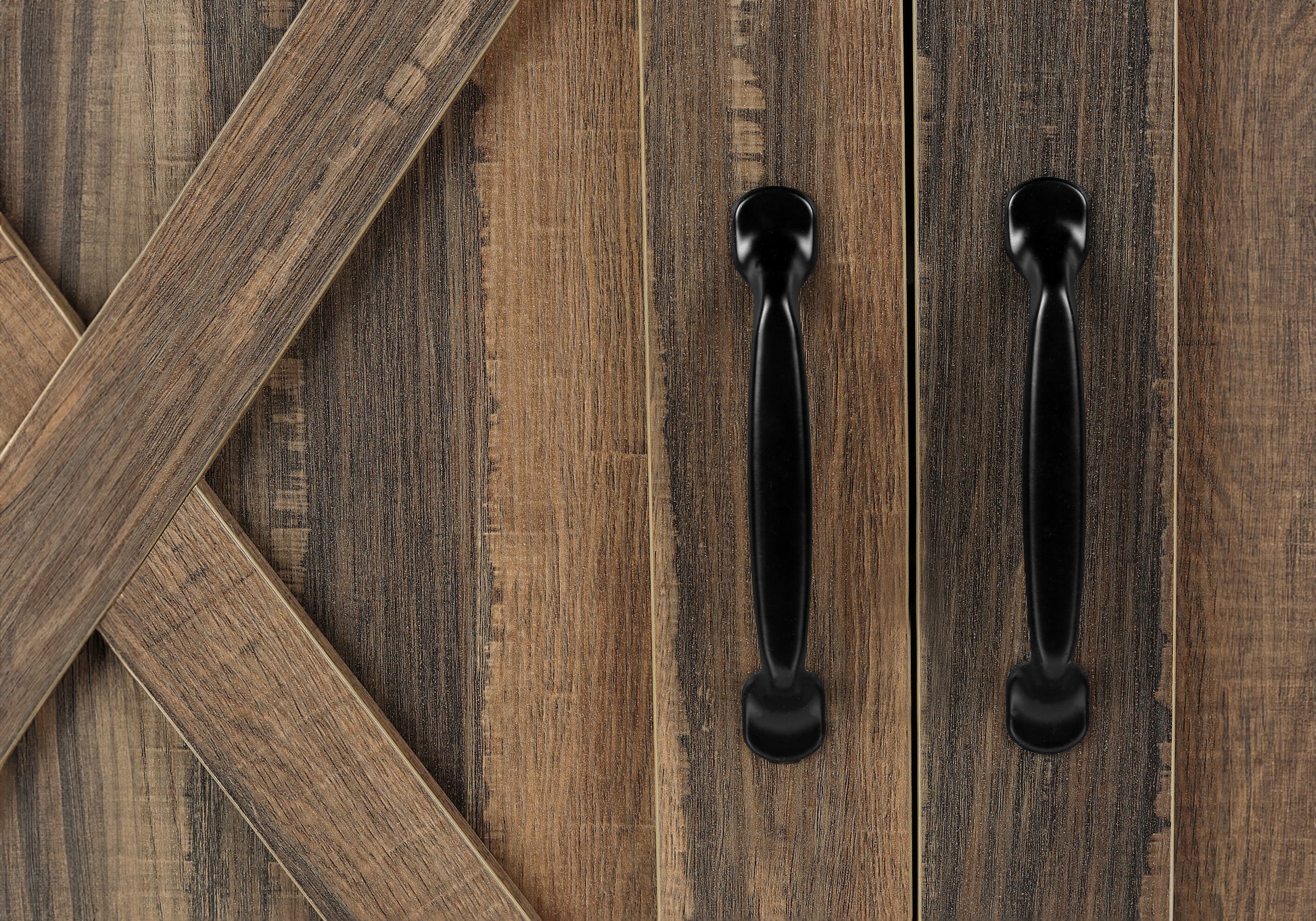 Tv Stand - 60"L / Dark Taupe With 2 Sliding Doors-Bookshelf-DECOROLALA