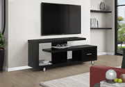 Tv Stand - 60"L / Espresso With 1 Drawer-Tv Stand-DECOROLALA